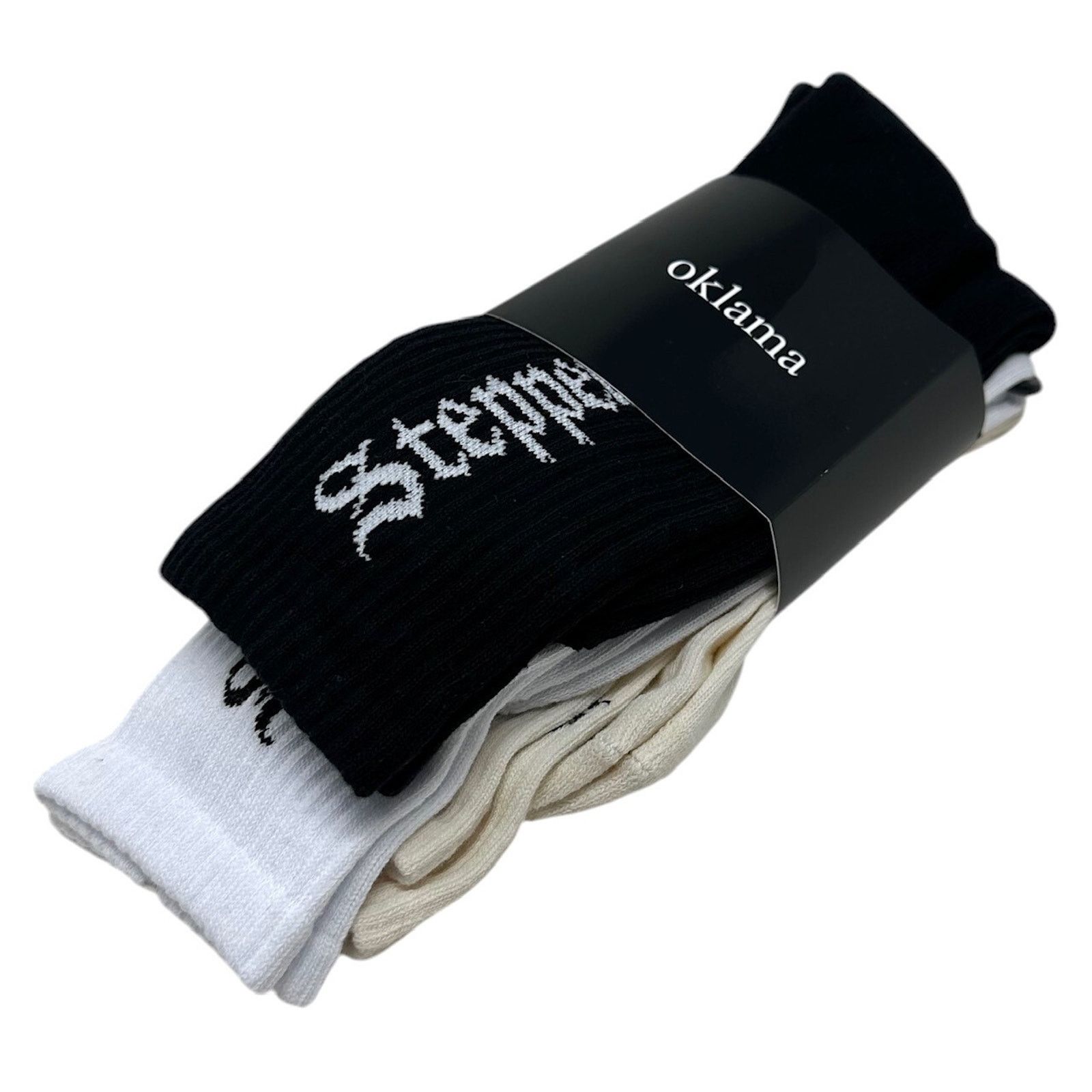 Kendrick Lamar Kendrick Lamar Oklama 3 Pack Sock The Big Steppers 2022 Tour Size ONE SIZE - 3 Thumbnail