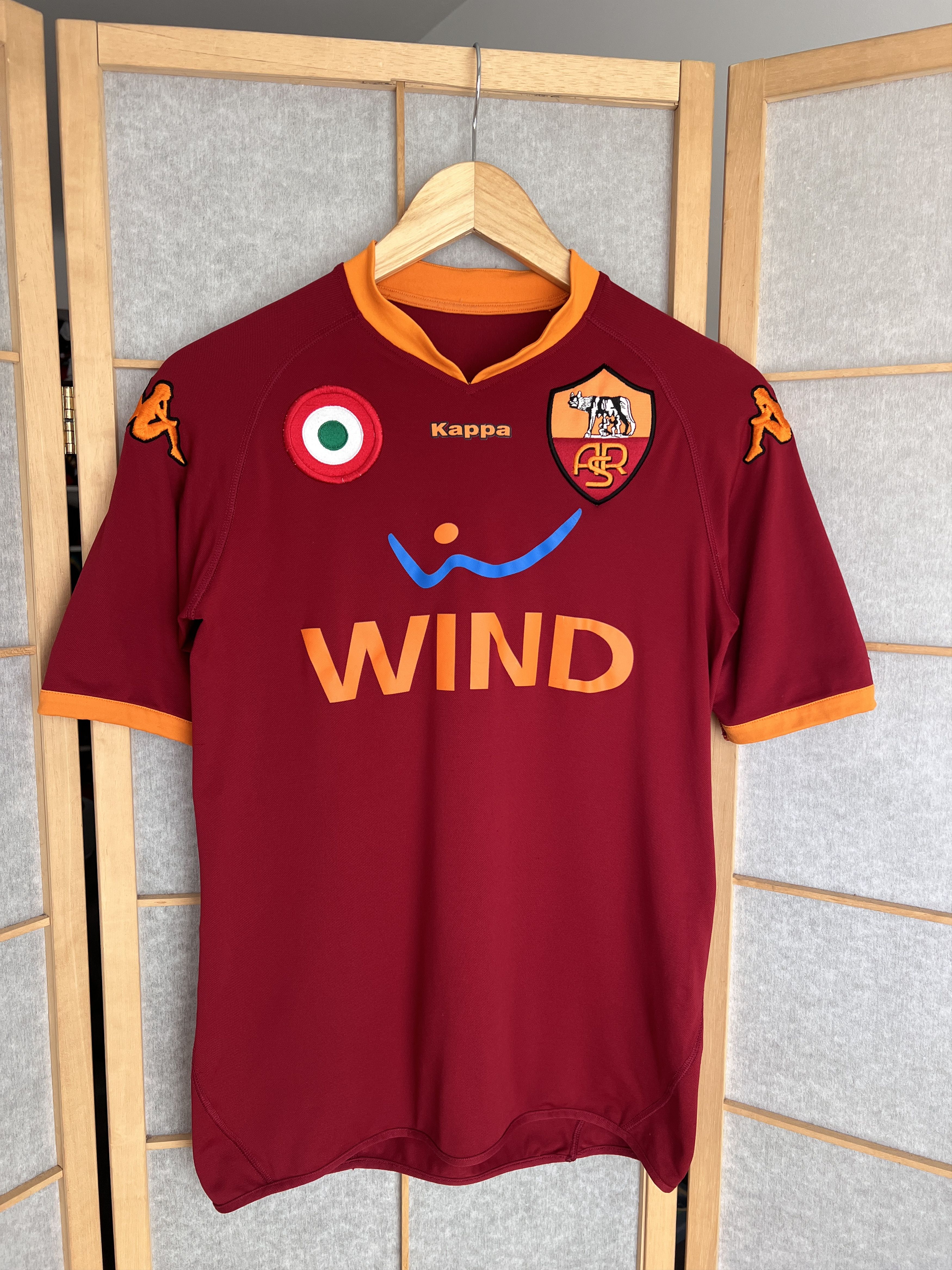 Kappa Rare Kappa AS Roma vintage 2007 home football jersey stretch Size US S / EU 44-46 / 1 - 20 Thumbnail