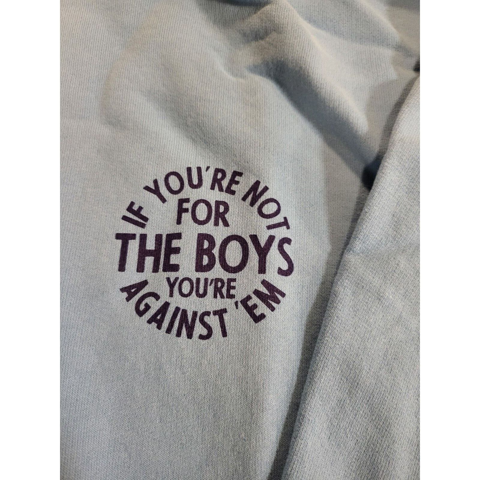 Champion Barstool Hoodie If Your Not For The Boys Ur Against Em. Size US XL / EU 56 / 4 - 2 Thumbnail