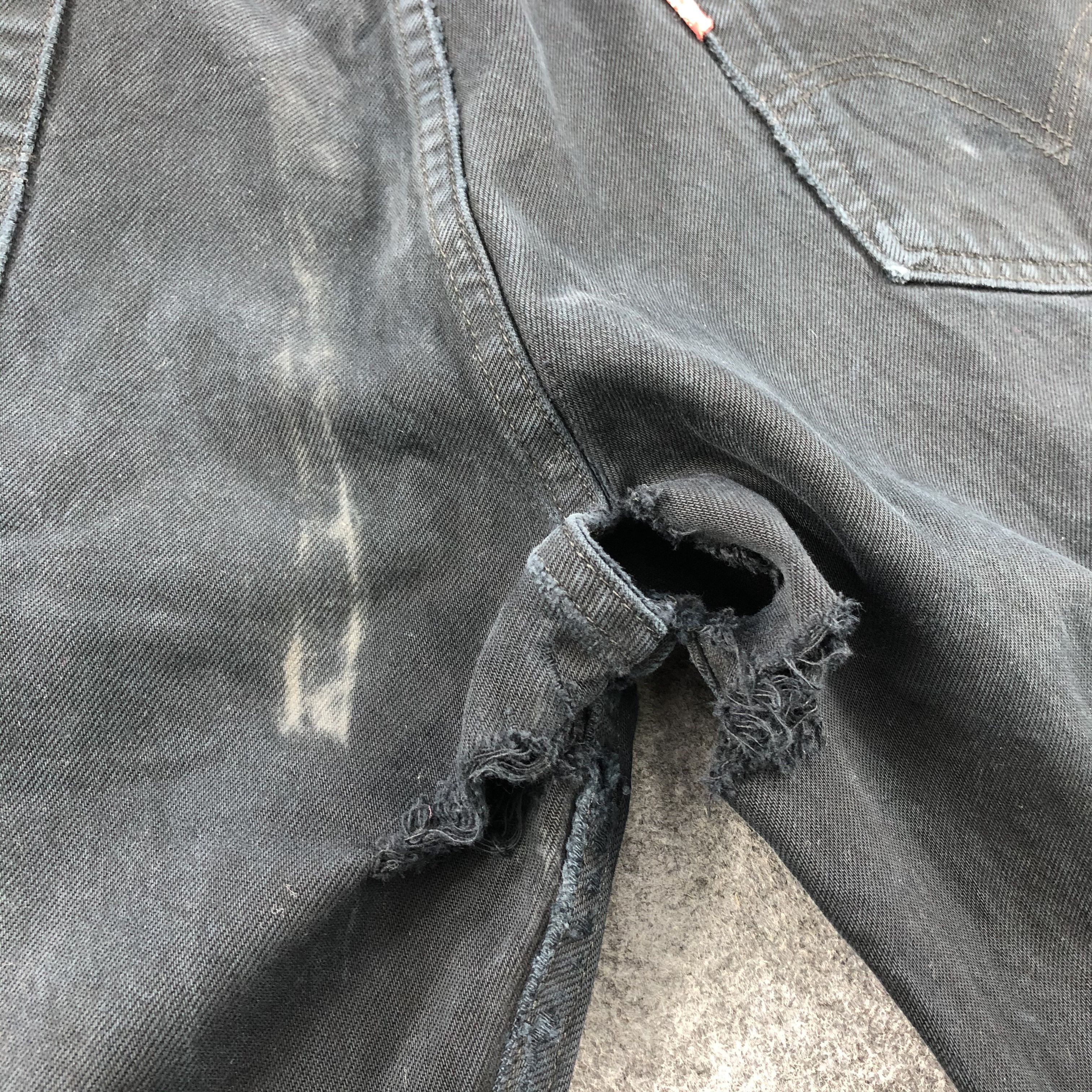 Levi's × Vintage Vintage 90s Distress Levis 501 Jeans-JM1669 Size US 36 / EU 52 - 6 Thumbnail