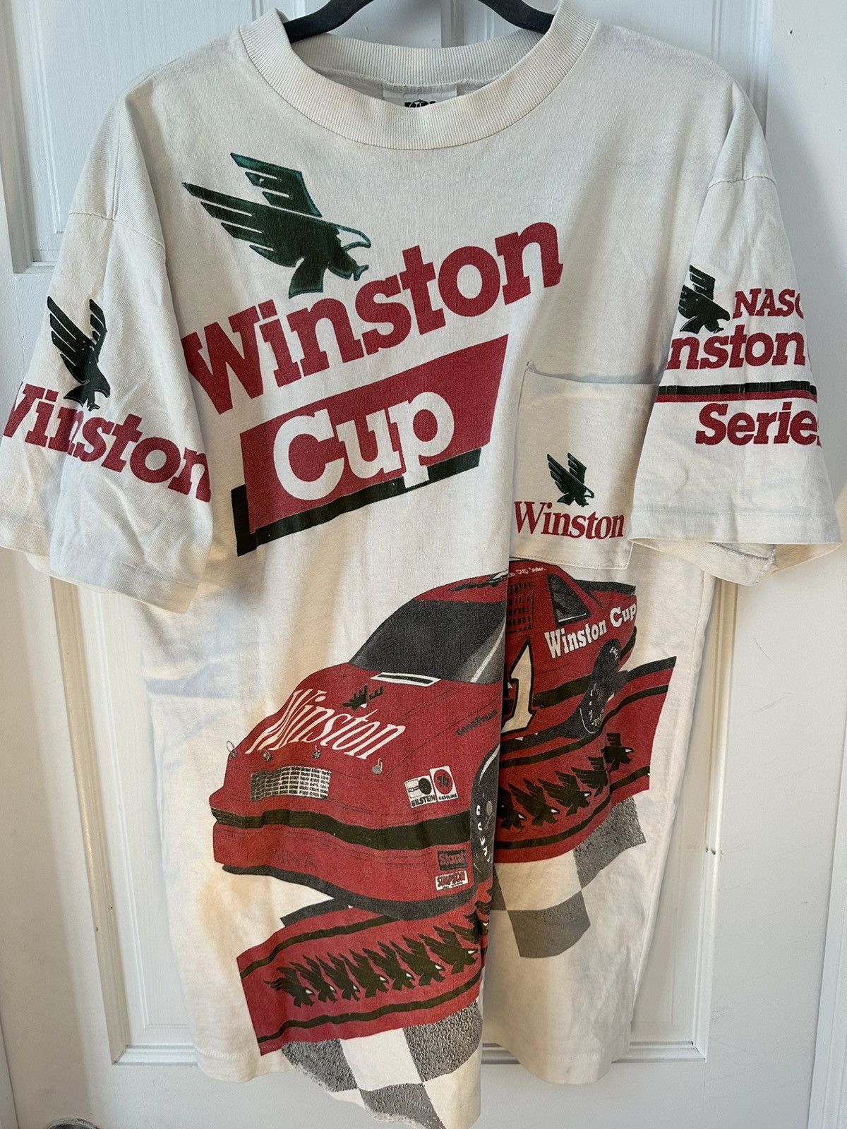 Other Vintage Winston cup racing tee Size US XL / EU 56 / 4 - 1 Thumbnail