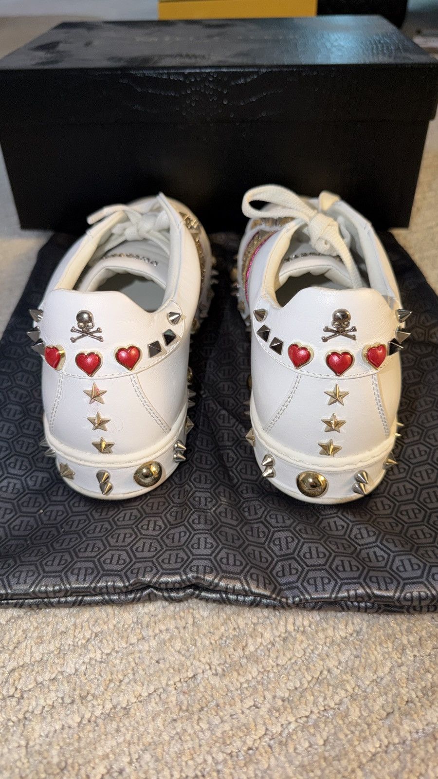 Philipp Plein Philipp Plein Lo-Top Sneakers “Abaza” Size US 7.5 / IT 37.5 - 4 Thumbnail