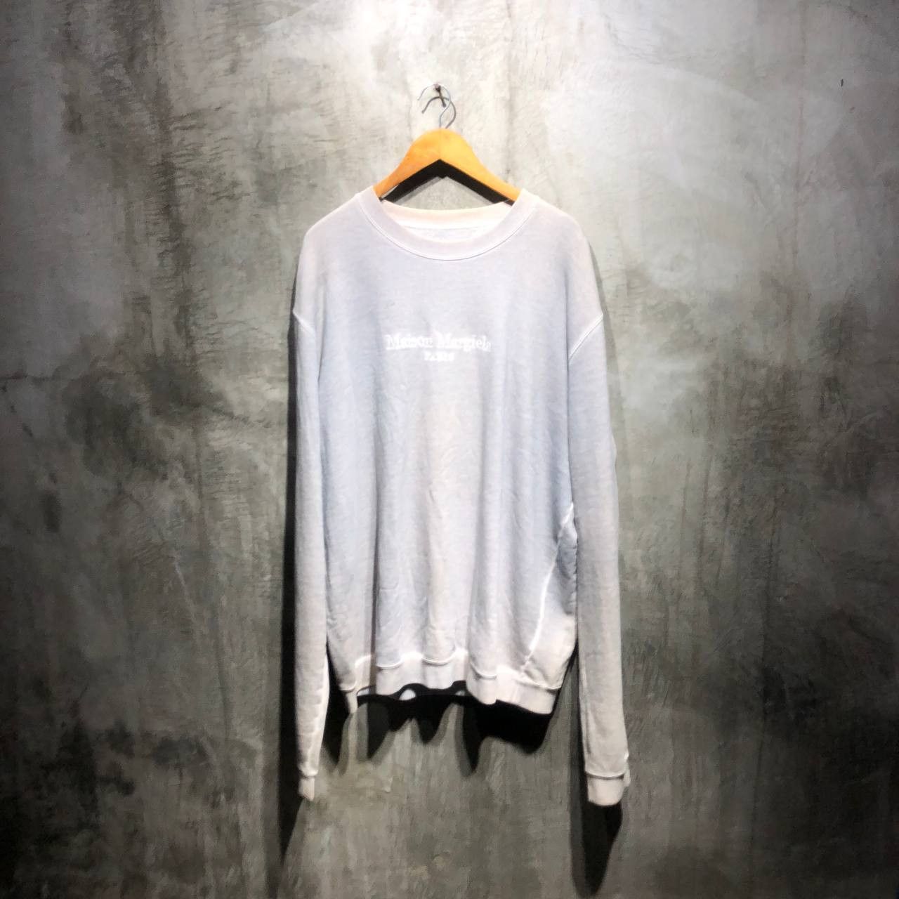 Maison Margiela Maison Margiela Paris Logo Embroidered Sweatshirt fit 3-4XL Size US XXL / EU 58 / 5 - 1 Thumbnail
