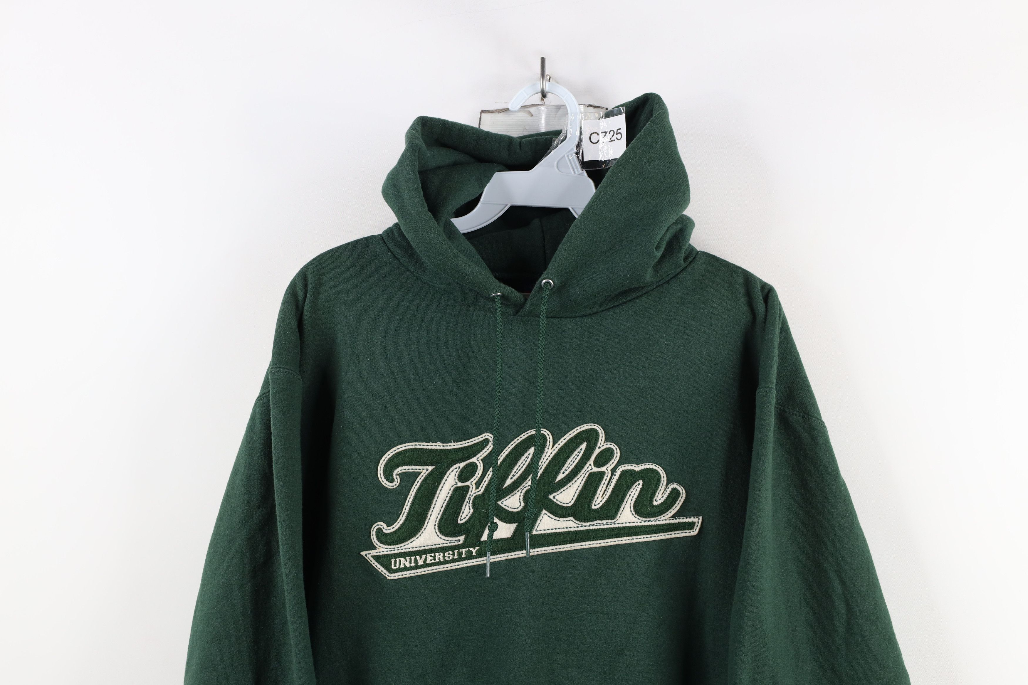 Champion × Vintage Vintage Champion Spell Script Tiffin University Hoodie Green Size US M / EU 48-50 / 2 - 2 Thumbnail