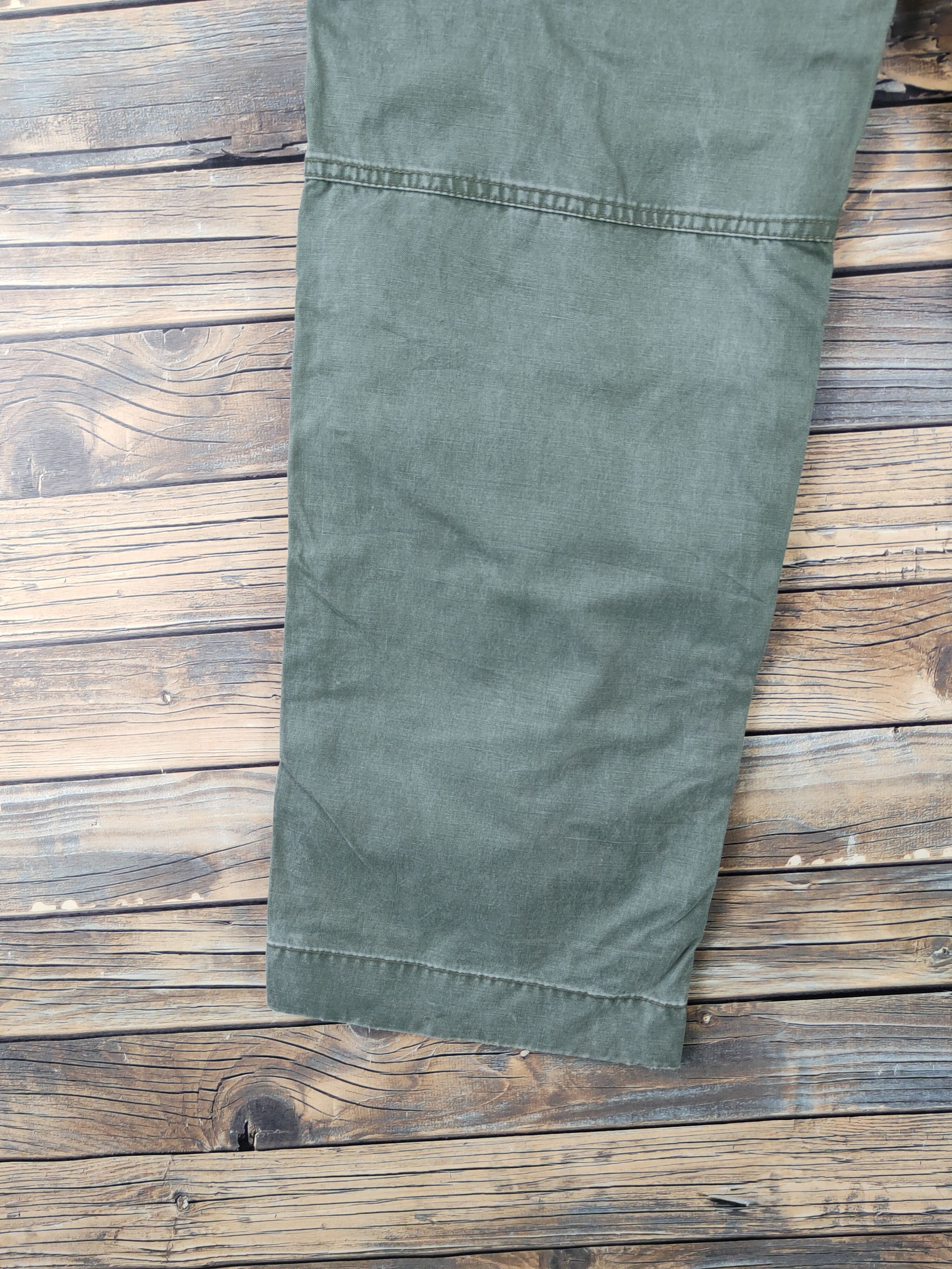 Japanese Brand DL Gap Green Multipocket Tactical Cargo Pants #093 Size US 29 - 9 Thumbnail