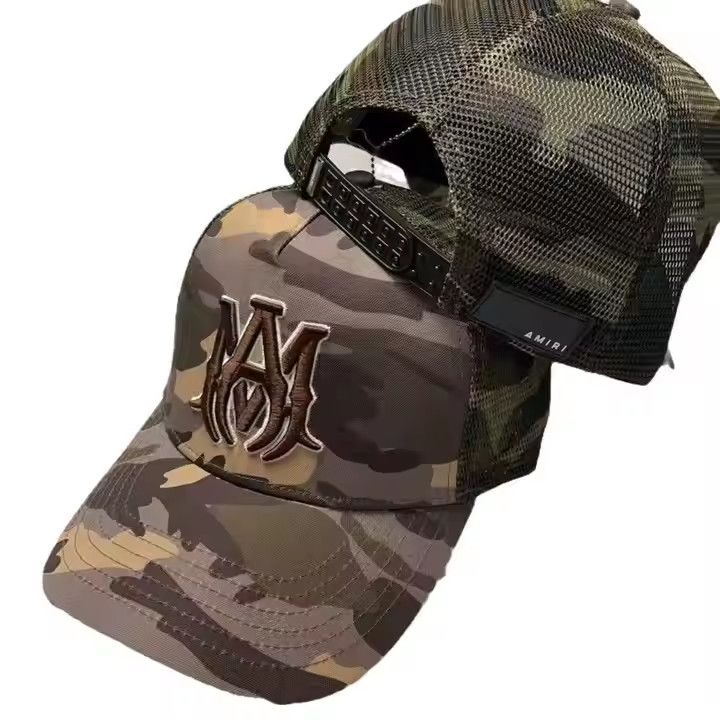 Other Retro Style “A M” Mesh Trucker Hat – Adjustable Size ONE SIZE - 1 Thumbnail
