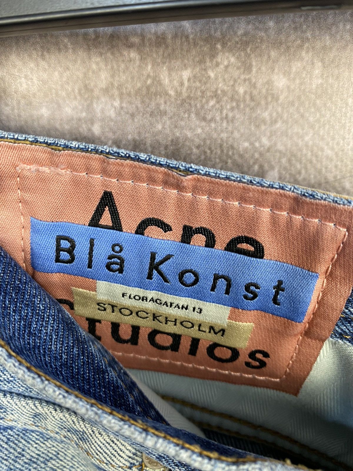 Acne Studios × Designer Acne Studios Bla Konst Land Mid blue Size US 34 / EU 50 - 11 Thumbnail
