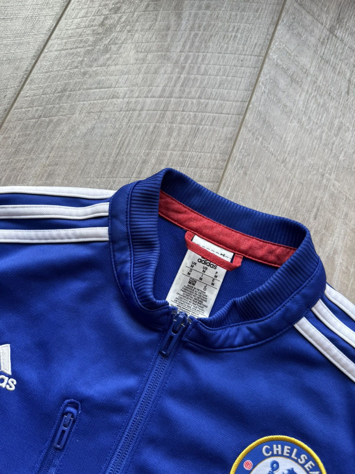Adidas Adidas Chelsea Football Jacket Soccer Blue Mens Zip Size US M / EU 48-50 / 2 - 5 Thumbnail