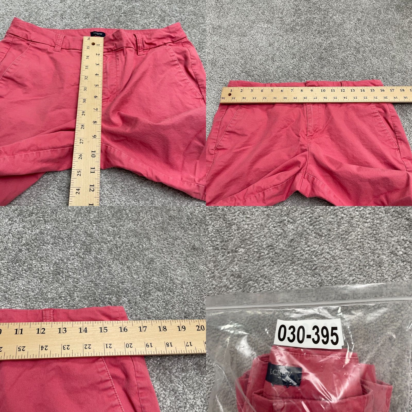 J.Crew J. Crew Chino Shorts Womens 8 Pink Cotton Pockets Mid Rise Casual Outdoor 32x9 Size 30" / US 8 / IT 44 - 8 Thumbnail
