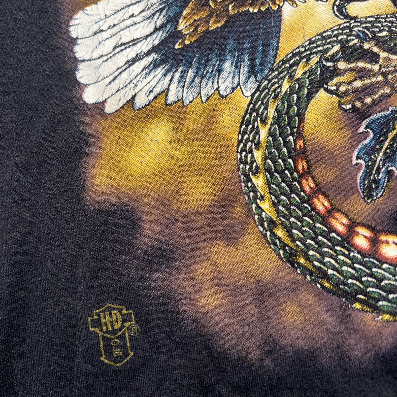 & Other Stories Vintage 88 Harley-Davidson Eagle Snake Battle XL 3D Emblem Size US XL / EU 56 / 4 - 5 Thumbnail