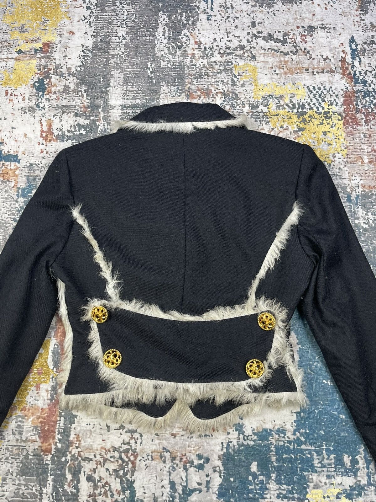 Japanese Brand Vintage Japanese Elegance Fur Line Blazer Size S / US 4 / IT 40 - 4 Thumbnail