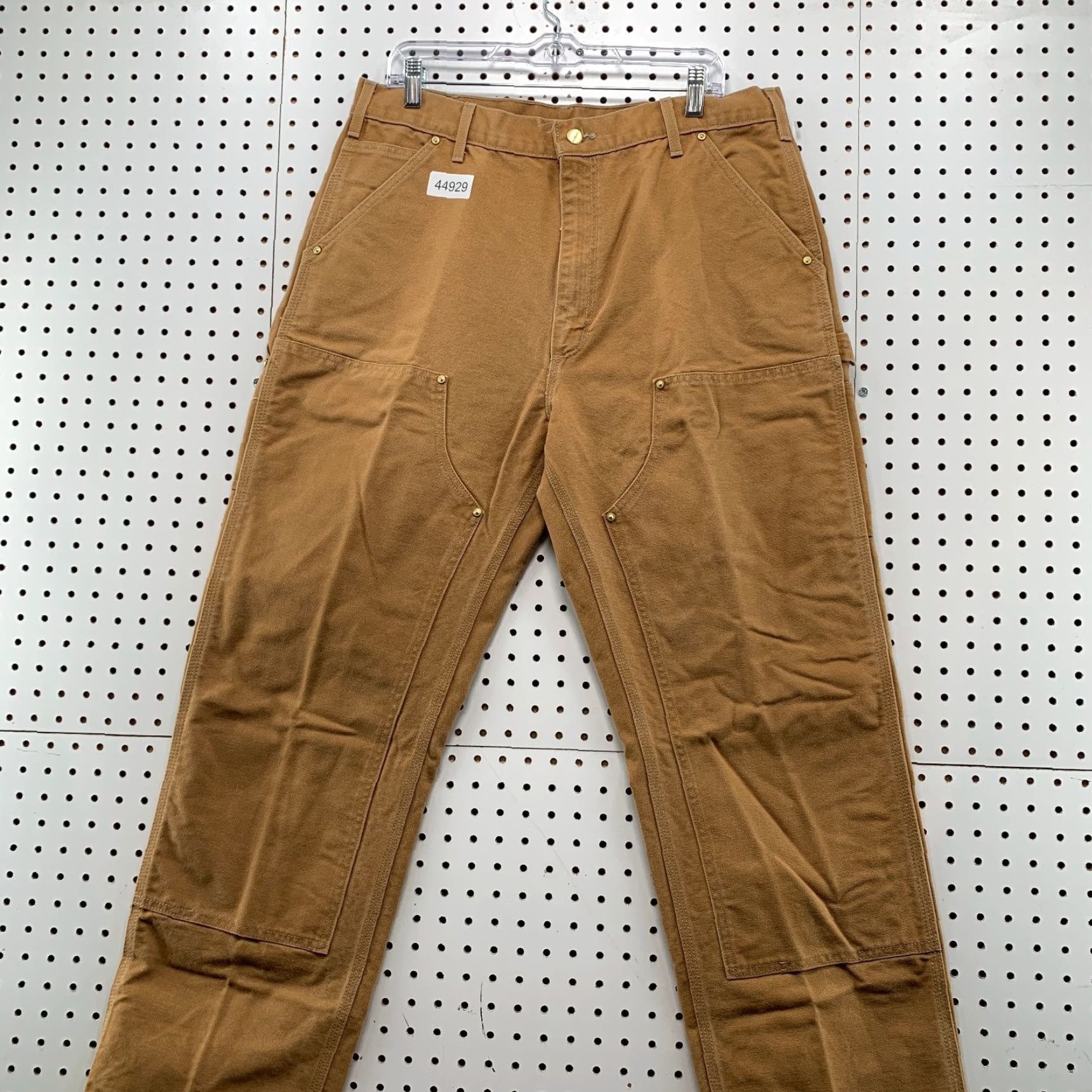 Carhartt VINTAGE Carhartt Pants 36x34 36x33 Brown Utility Union USA 5-Pocket Carpenter Workwear Mens Pants Brown Carhartt Vintage USA Size US 36 / EU 52 - 2 Thumbnail
