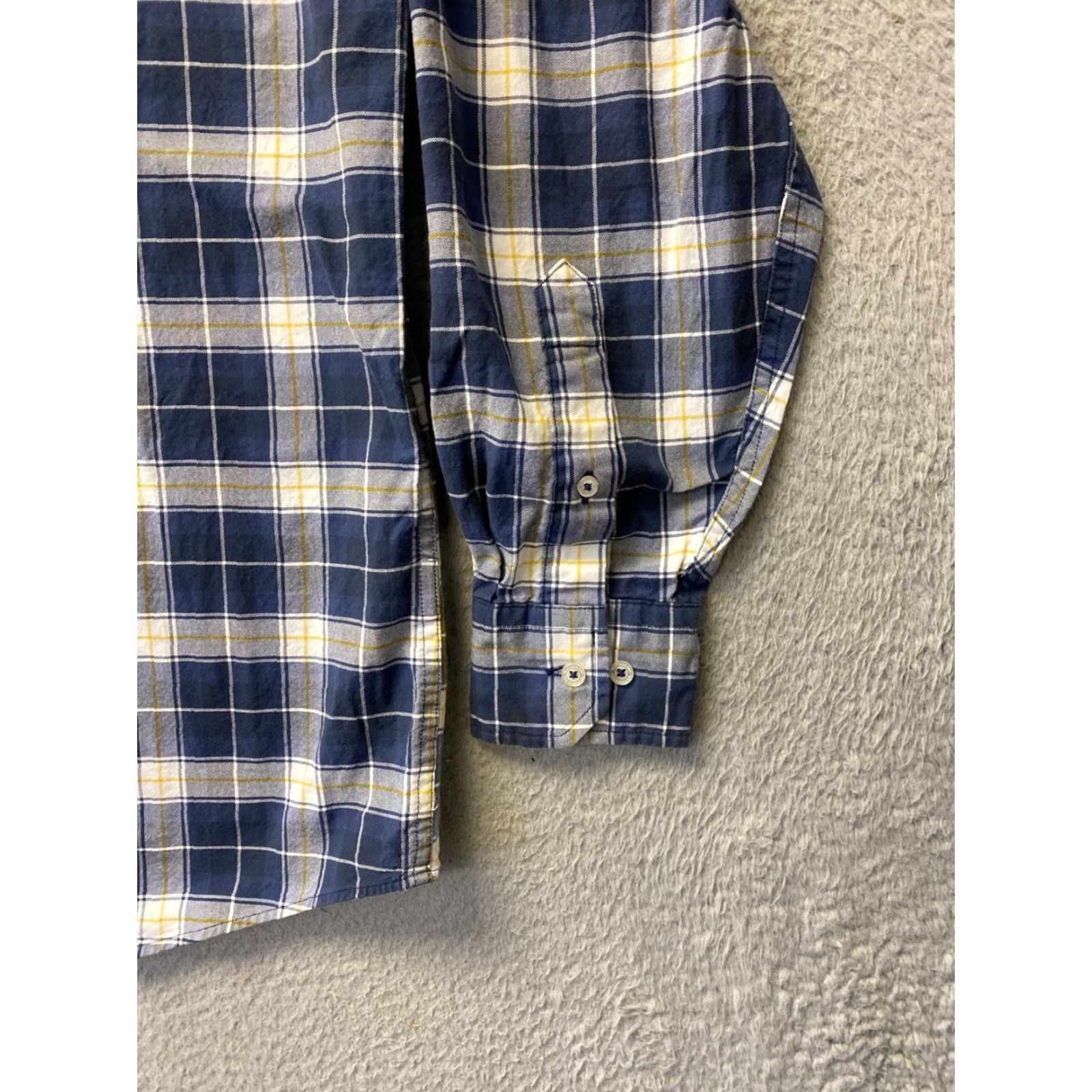 Southern Tide SOUTHERN TIDE Shirt Men M Navy Plaid Heather Stretch Long Sleeve Button-Up Size US M / EU 48-50 / 2 - 4 Thumbnail