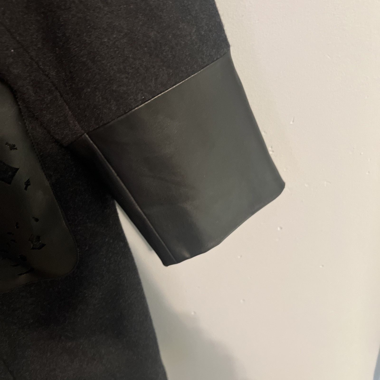 Tribal Streetwear TRIBAL XXL WOOL BLEND LONG COAT. LASER CUT POCKET DETAIL. LE Size XXL / US 16-18 / IT 52-54 - 10 Thumbnail