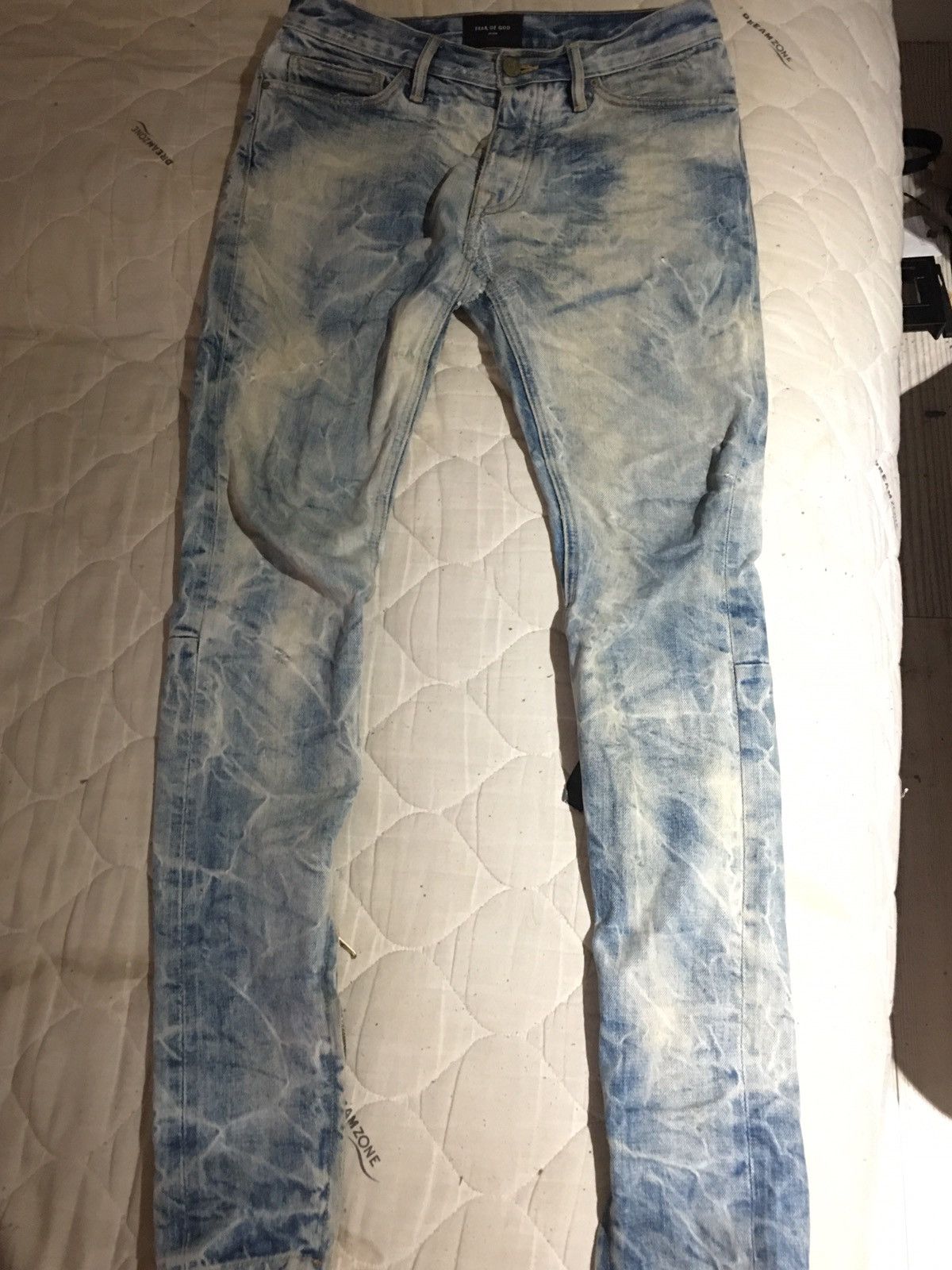 image of Fear Of God Holy Water Jeans in Blue, Men's (Size 30)