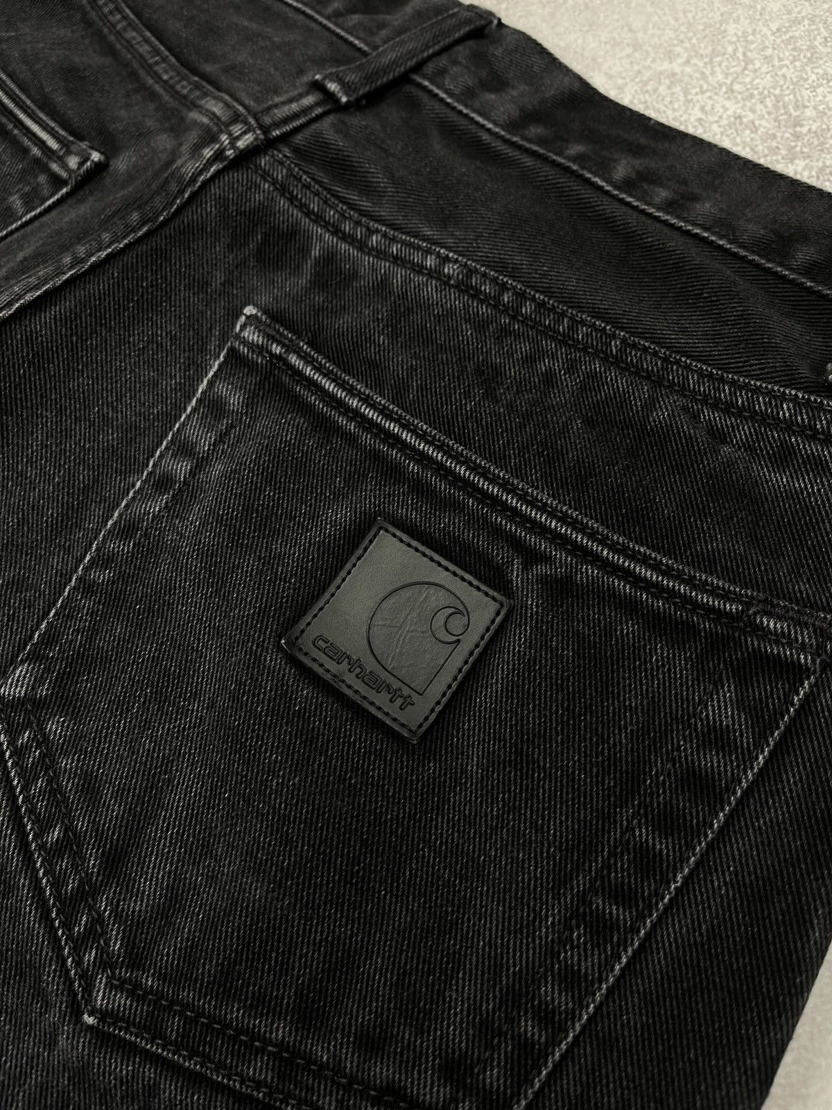 Carhartt Vintage Carhartt WIP Klondike Denim Jeans Black Y2K Size US 30 / EU 46 - 4 Thumbnail