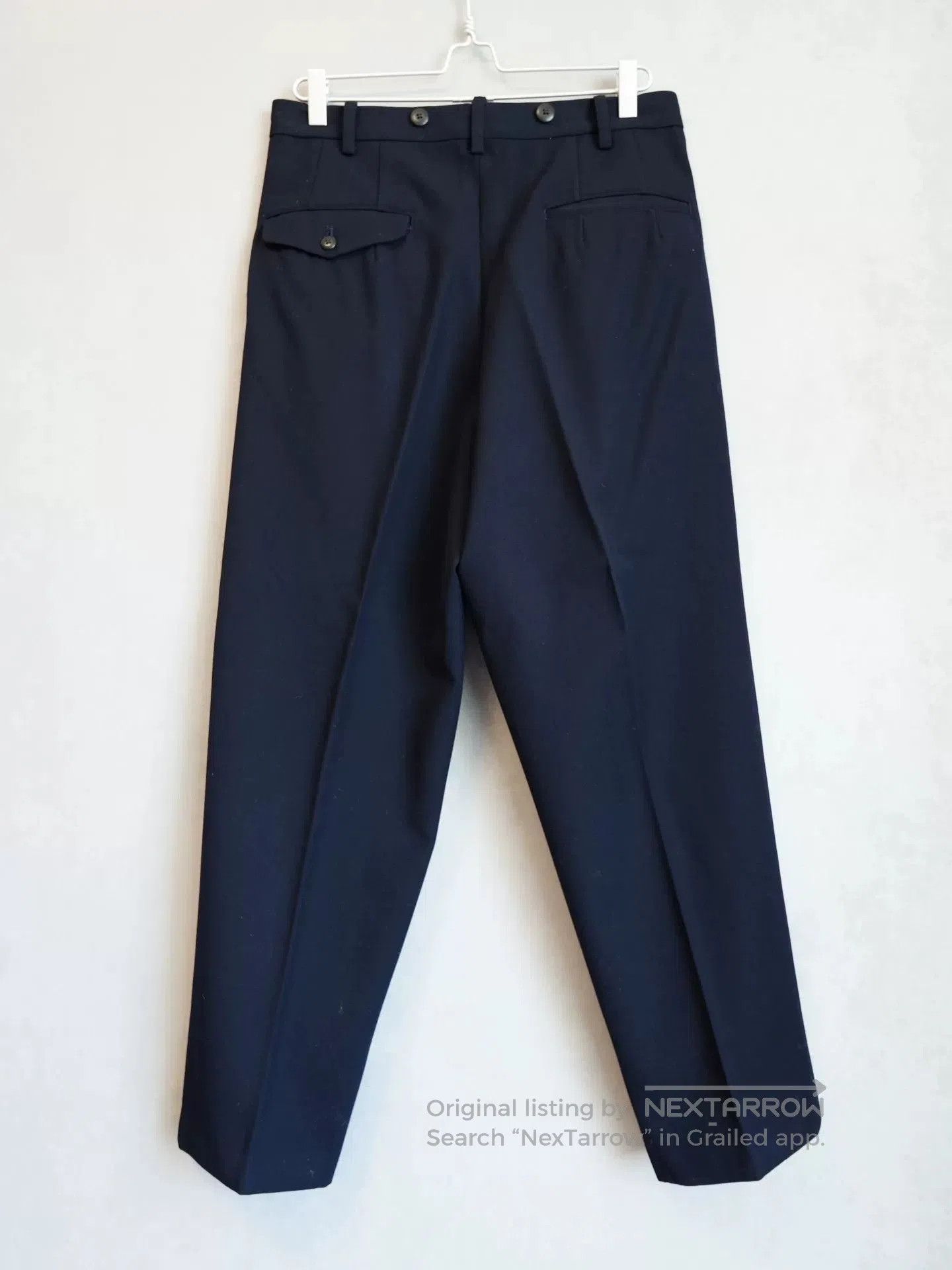 Yohji Yamamoto Yohji Yamamoto 88AW Straight Wool Pants. Size US 26 / EU 42 - 2 Thumbnail