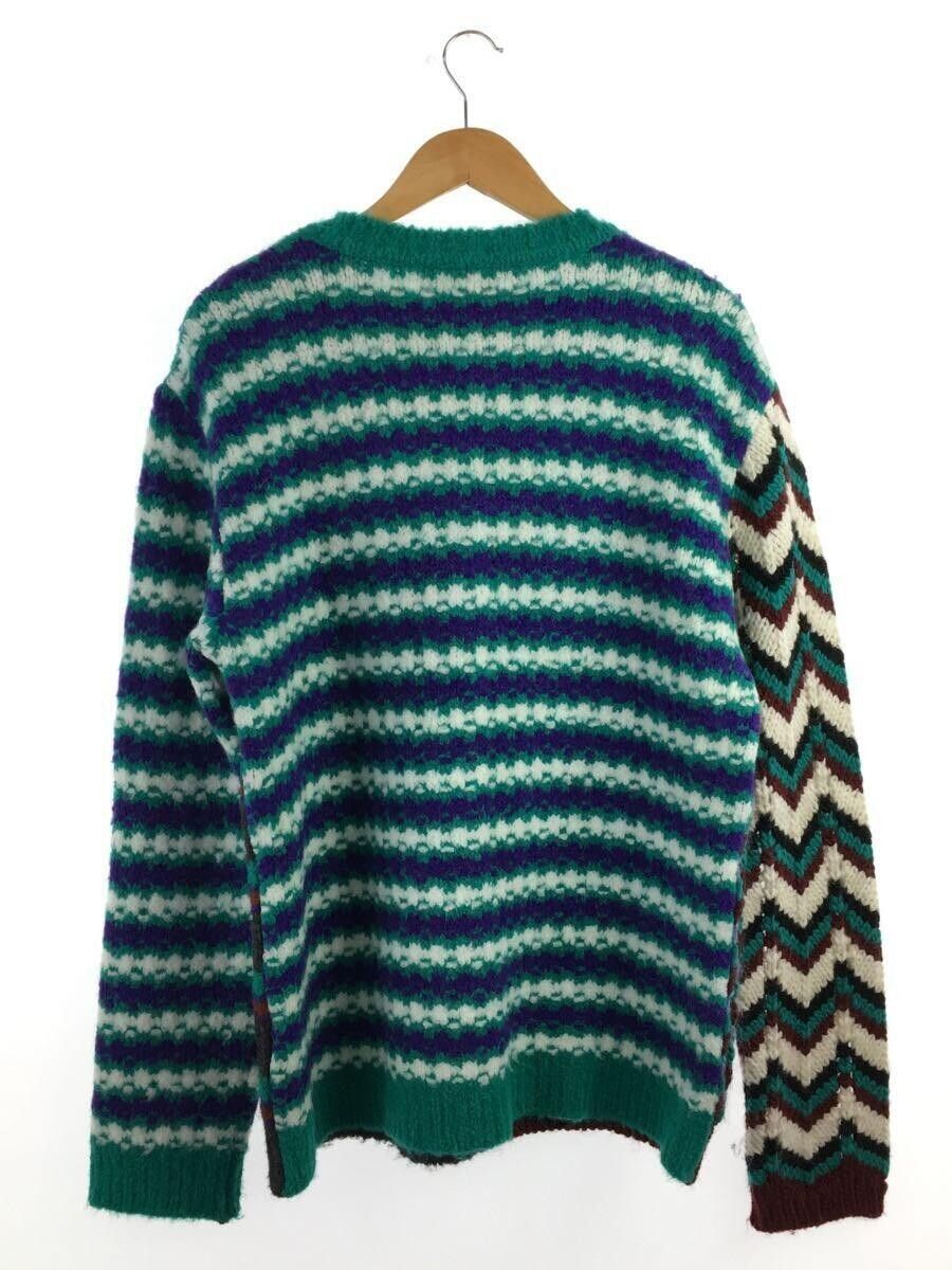 Marni Reconstructed Striped Alpaca Mohair Knit Sweater Size US M / EU 48-50 / 2 - 2 Thumbnail