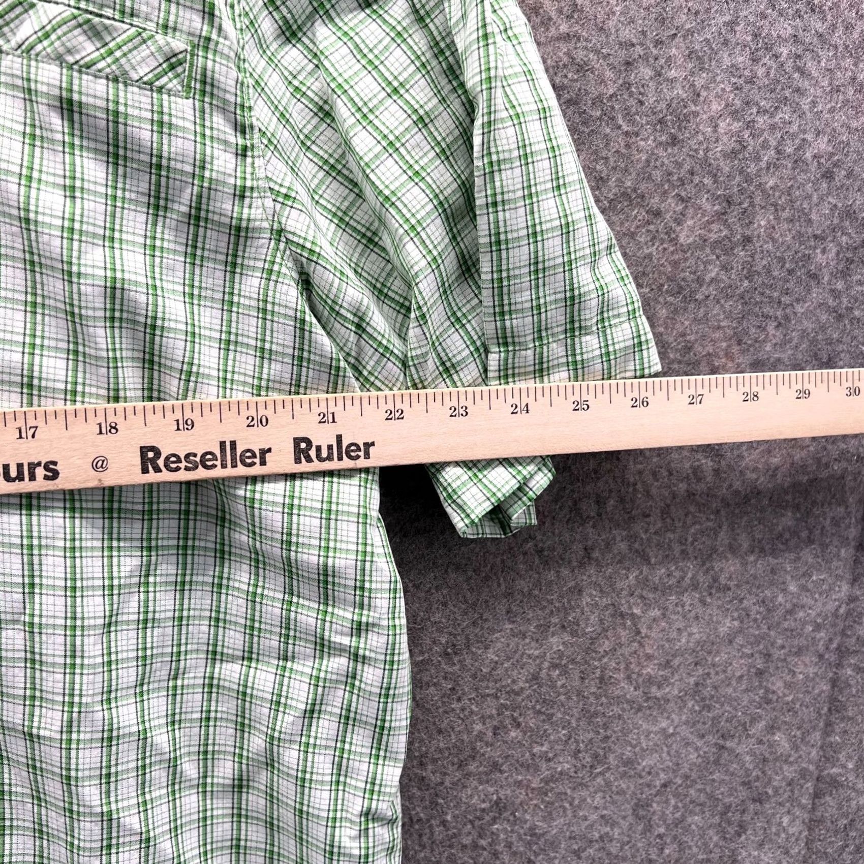 Vintage Columbia Shirt Men Large Green White Button Down Check Short Sleeve Gingham Camp Shirt - Men Large Green Check Button-Up Casual Everyday Size US L / EU 52-54 / 3 - 3 Thumbnail