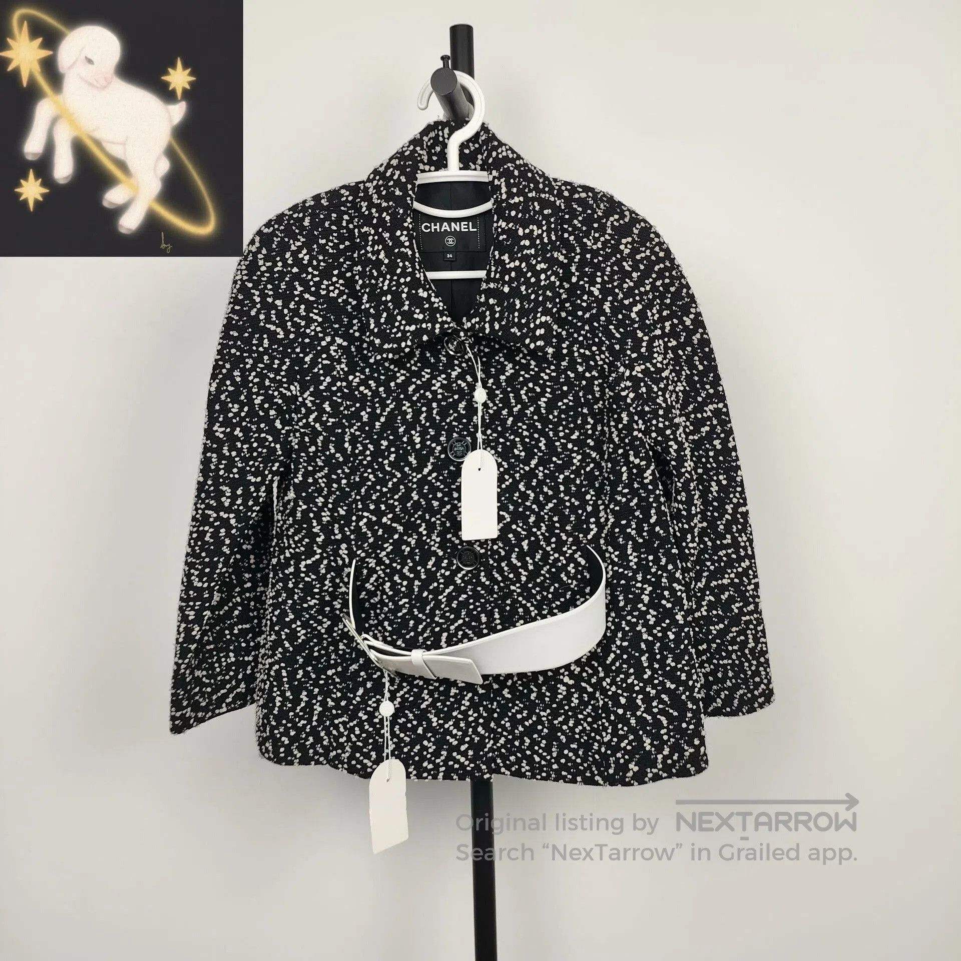 Chanel Chanel 19c Cruise Short Tweed Jacket. Size XXS / US 00 / IT 34 - 1 Thumbnail