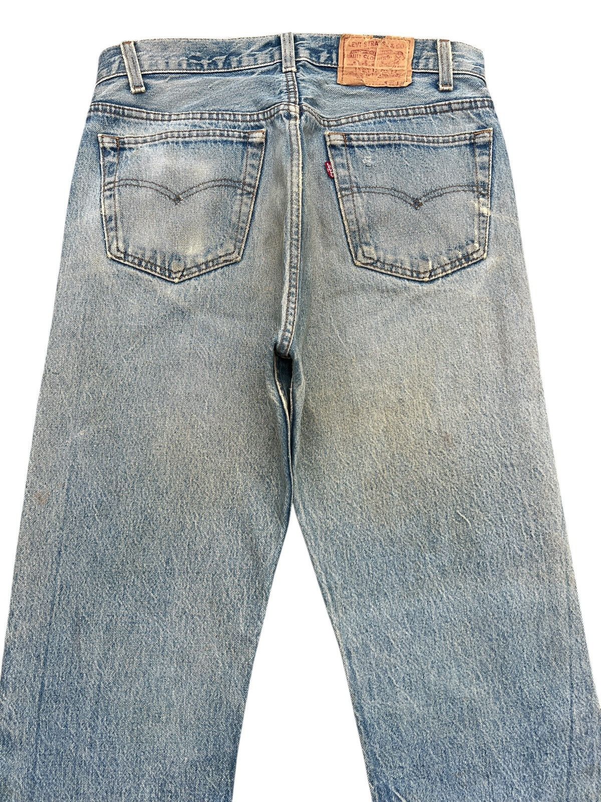 Levi's Vintage 80s Levis Distressed Mudwash Denim Jeans 33x34 W33 Size US 33 - 5 Thumbnail