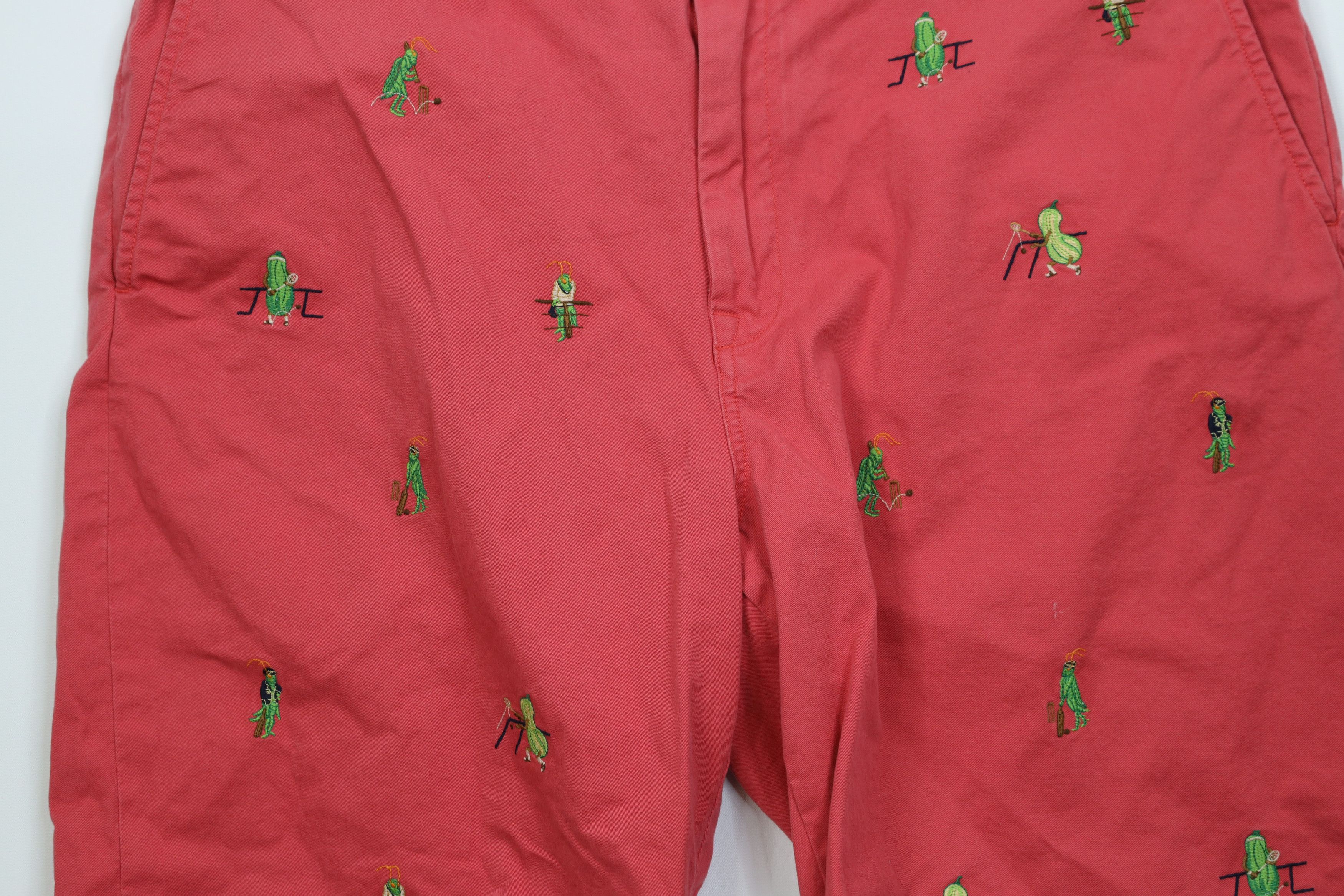 Polo Ralph Lauren Vintage Ralph Lauren Sports All Over Print Chino Shorts Red Size US 38 / EU 54 - 3 Thumbnail