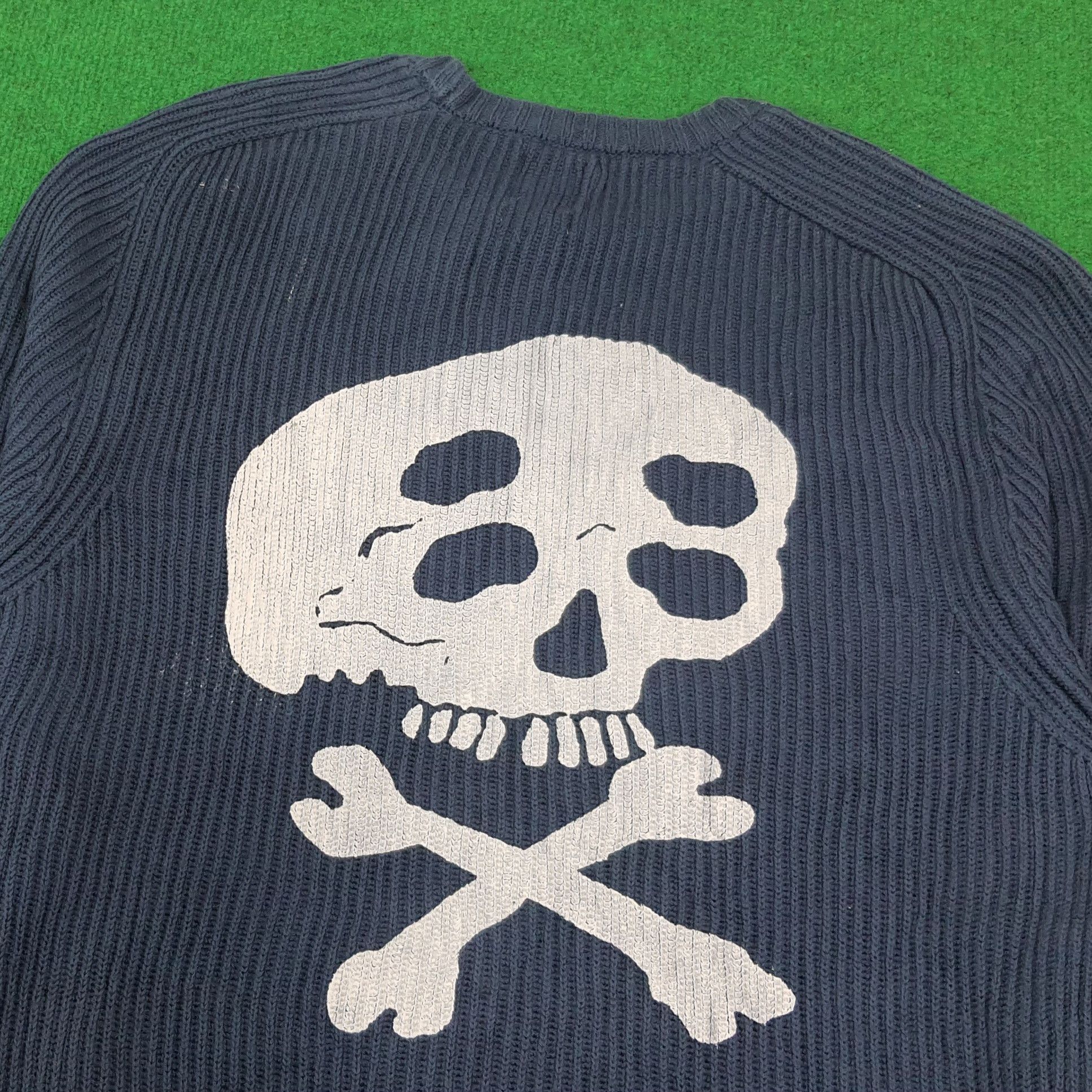 Vintage × Zara Vintage ZARA Designer Knitted Custom Logo Sweatshirt C229N16 Size US M / EU 48-50 / 2 - 2 Thumbnail