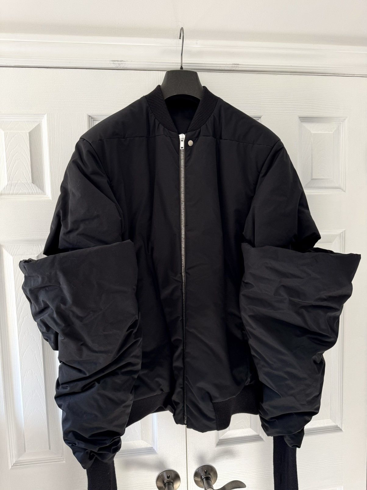Rick Owens RARE: FW22 STROBE Padded Gauntlet Bomber | Grailed