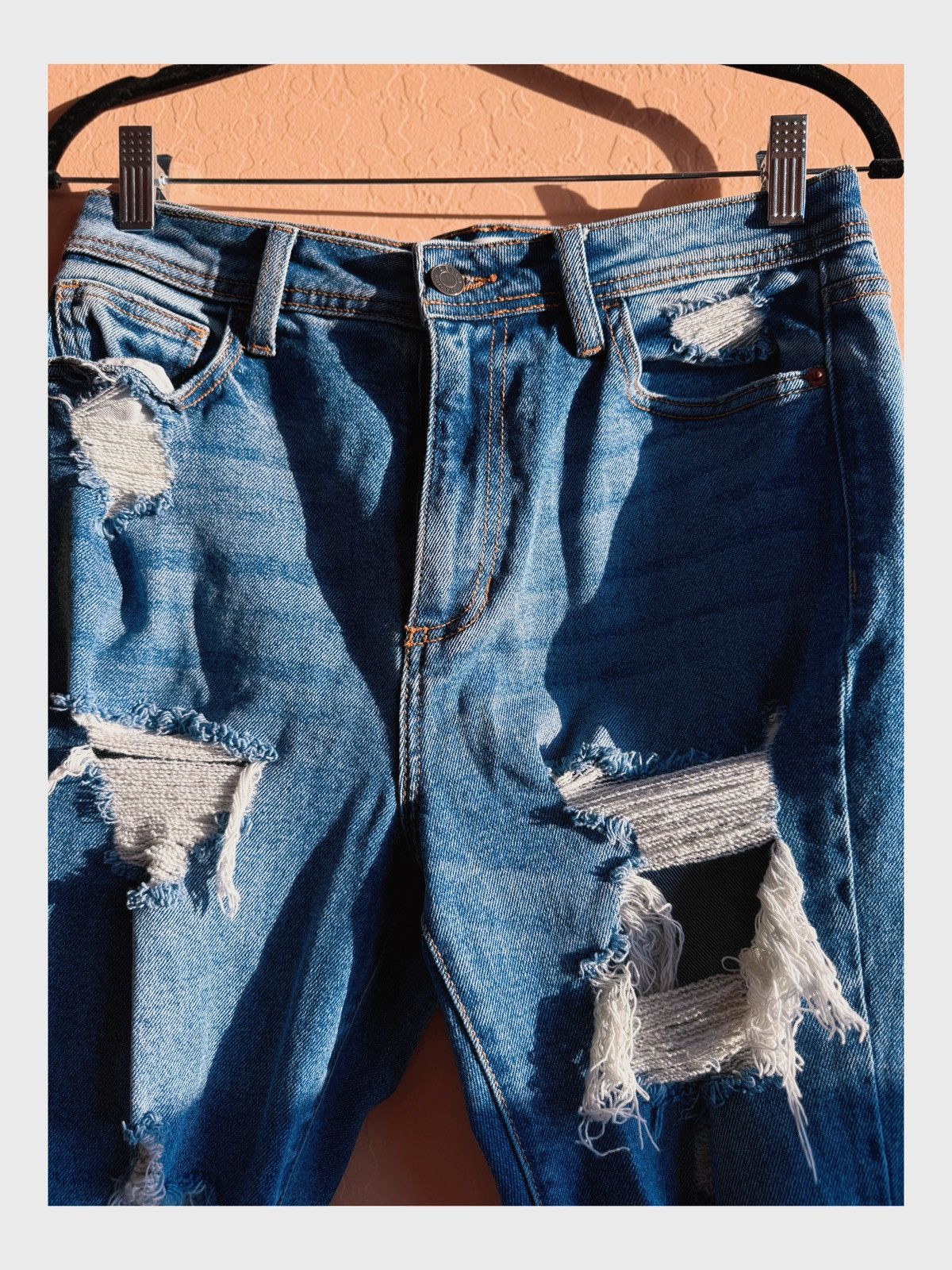 Other CELLO Ripped Distressed Jeans – Size 7 Size 30" / US 8 / IT 44 - 2 Thumbnail