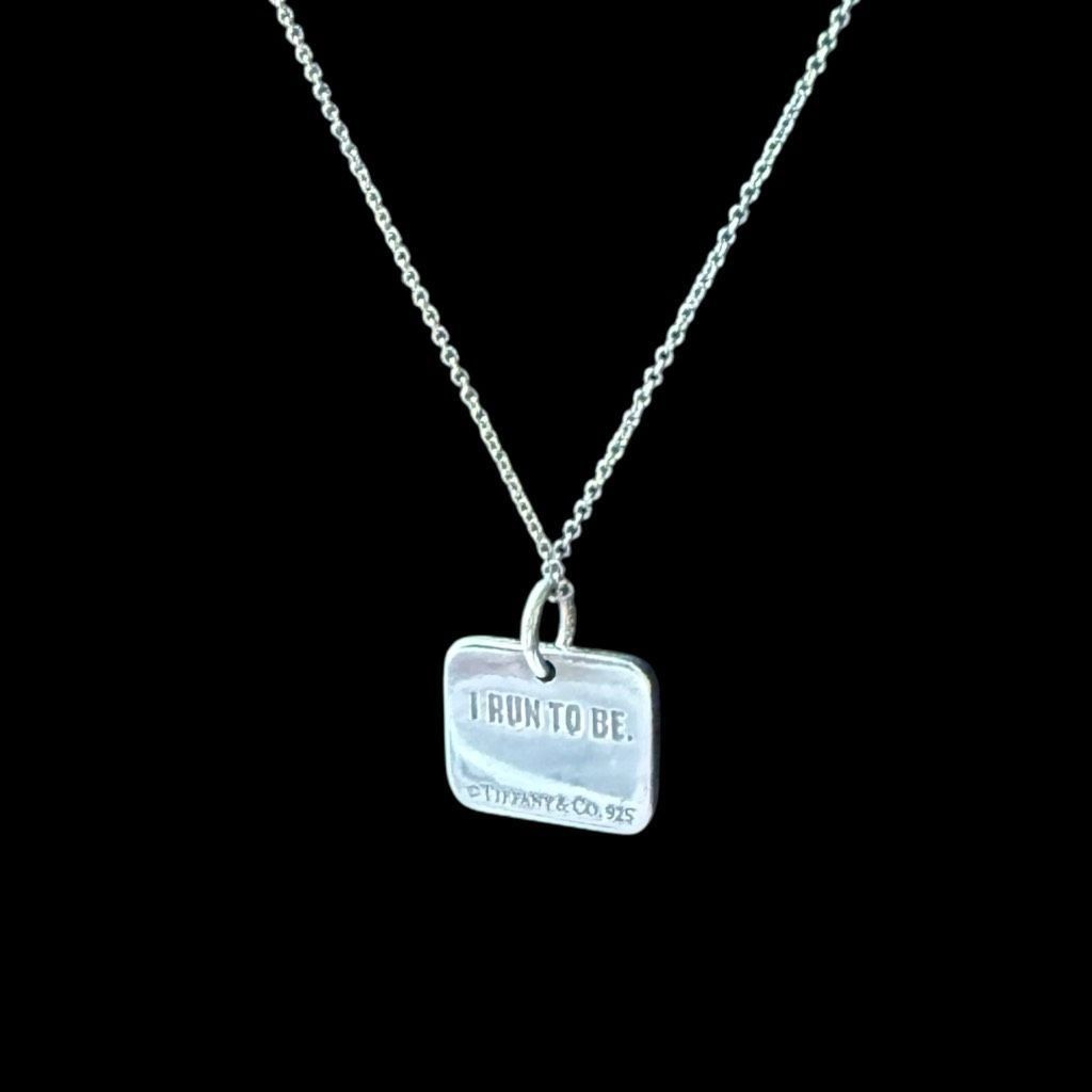 Tiffany & Co. TIFFANY & CO. Jewelry NIKE Womens Marathon Pendant Necklace Size ONE SIZE - 3 Thumbnail