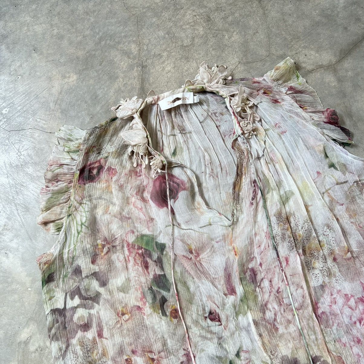 Zimmermann Zimmermann Armless Floral Blouse Size ONE SIZE - 2 Thumbnail