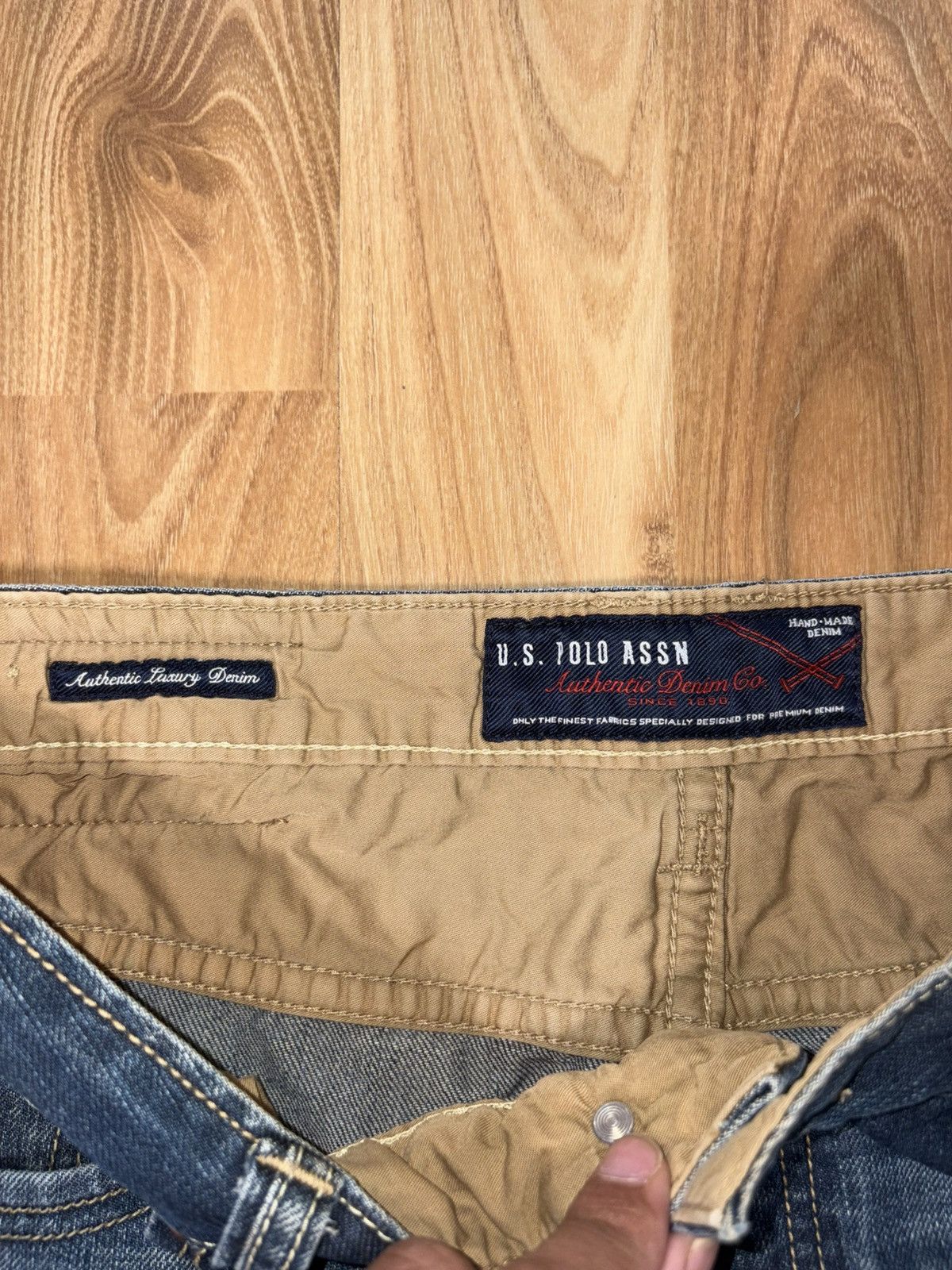 Polo Ralph Lauren U.S. Polo Assn. Authentic Denim Co. Jeans 36x34 Straight Leg Size US 36 / EU 52 - 8 Thumbnail