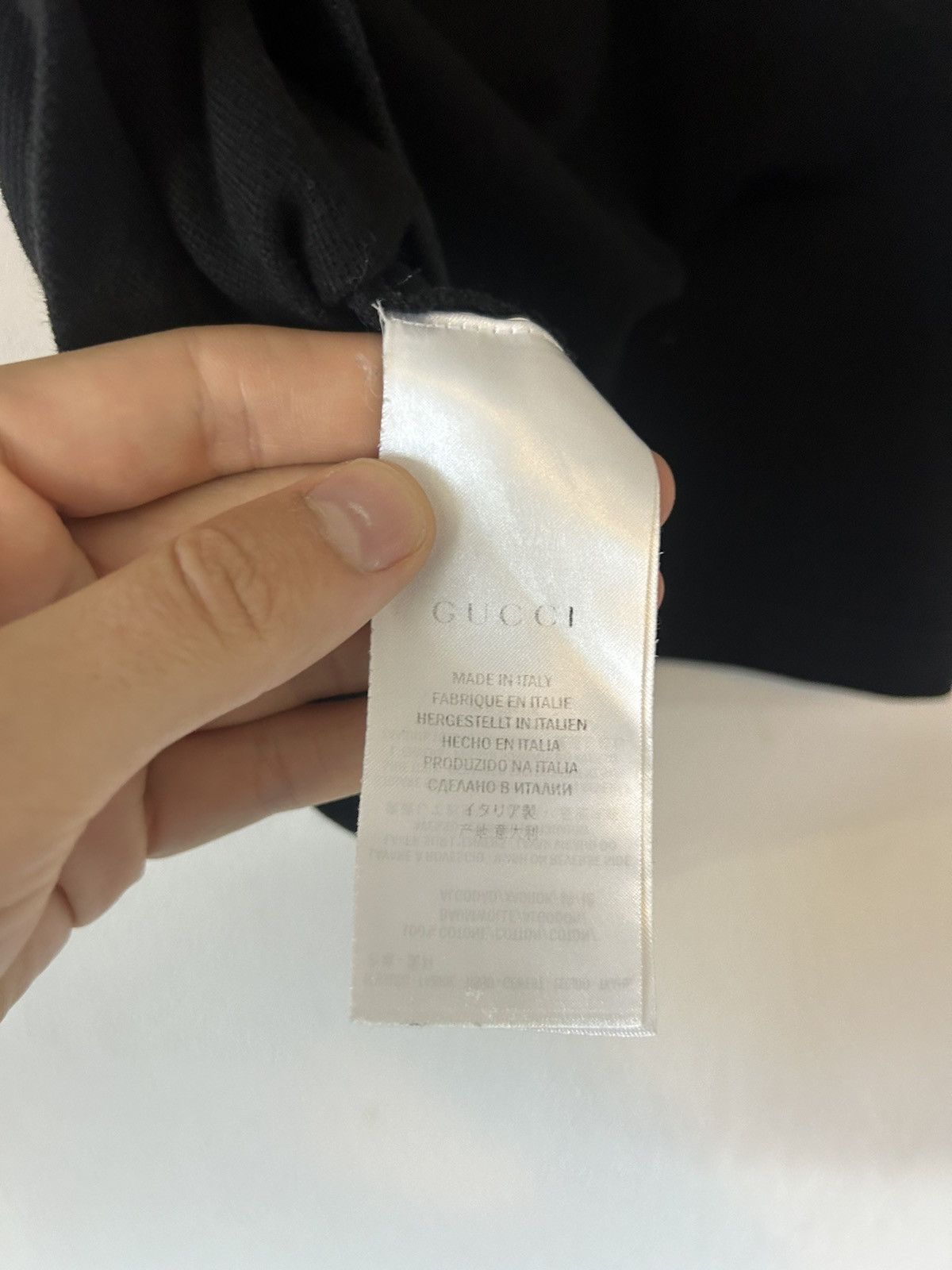 Gucci Black GG Embroidered Logo Pique Polo Size US XL / EU 56 / 4 - 6 Thumbnail