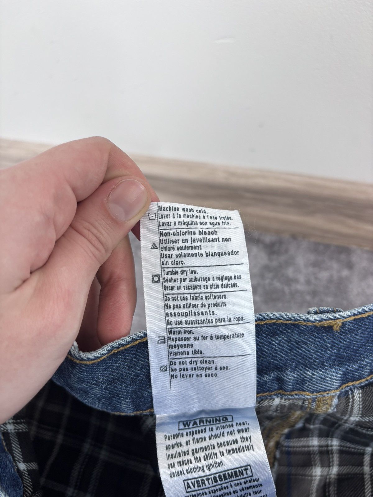 Carhartt Carhartt Men’s Denim Jeans Blue Flannel Plaid Lining Size US 38 / EU 54 - 17 Thumbnail