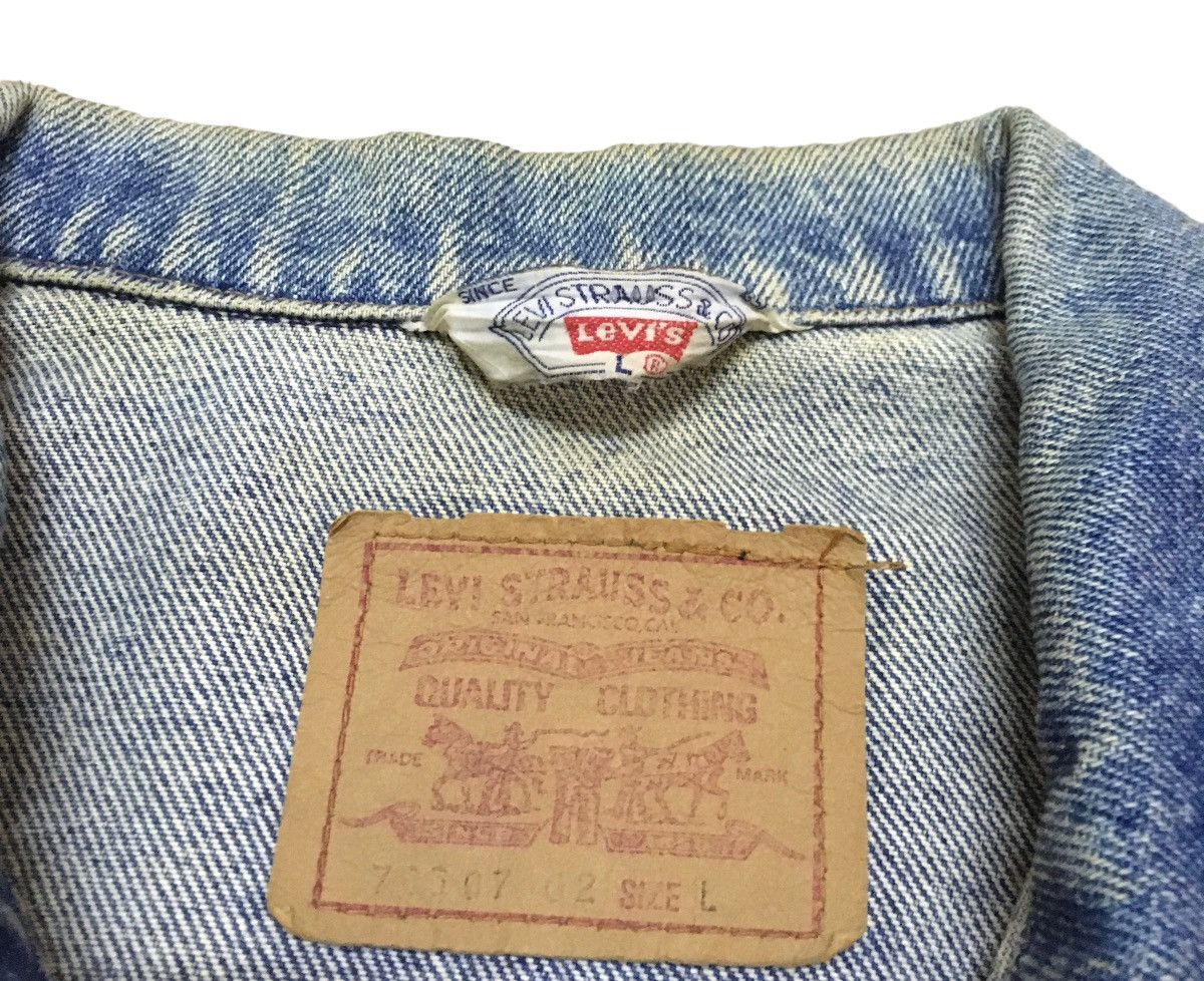 Levi's × Vintage Rare Design Vintage Levi's Lot 70507 Trucker Jacket 1980s Size US L / EU 52-54 / 3 - 7 Thumbnail