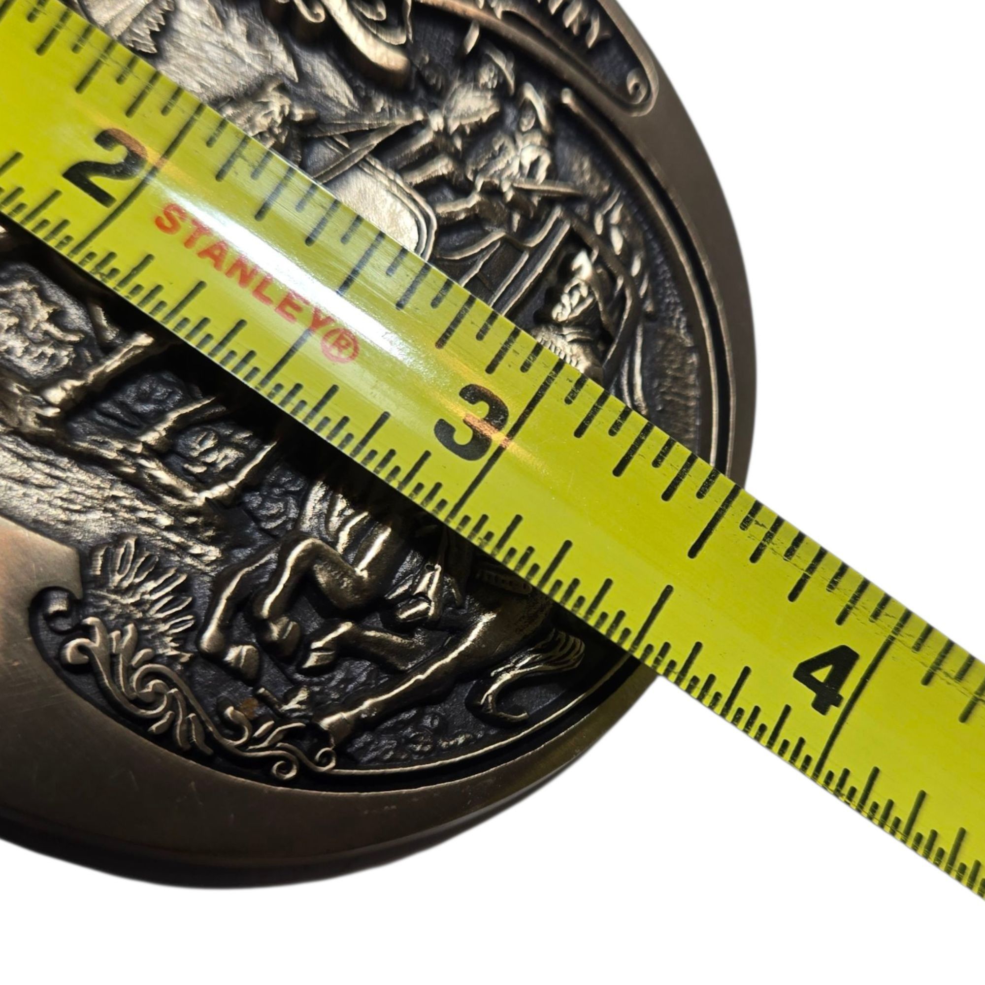 Other Oscar Berninghaus Through Hostile Country Belt Buckle Cowboy Size ONE SIZE - 3 Thumbnail