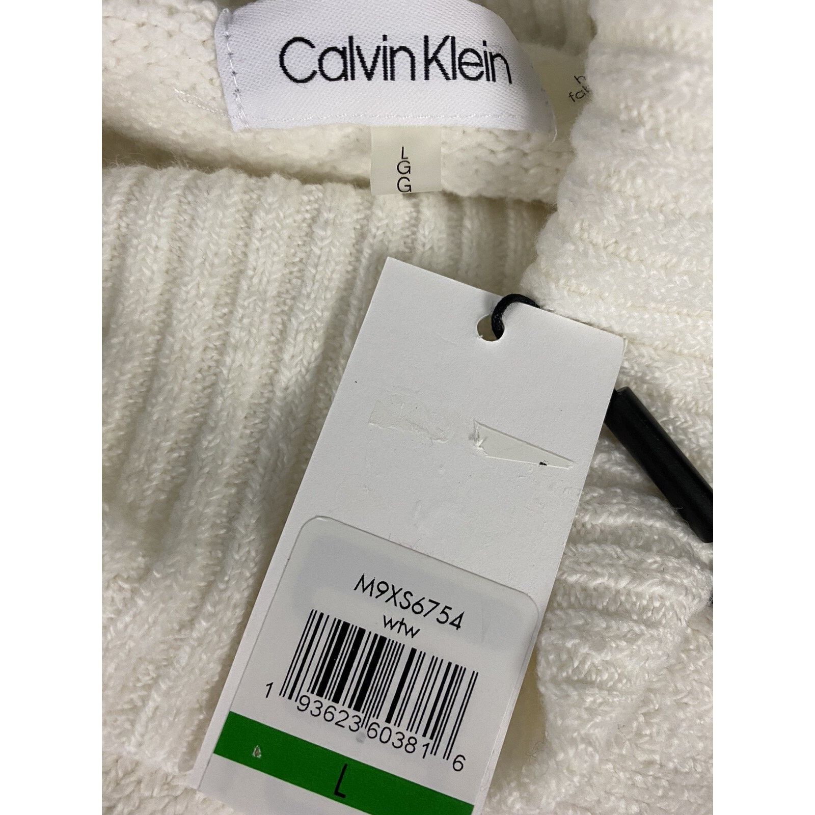 Calvin Klein NWT Calvin Klein Striped Turtleneck Stretch Size L A002097 Size L / US 10 / IT 46 - 7 Thumbnail