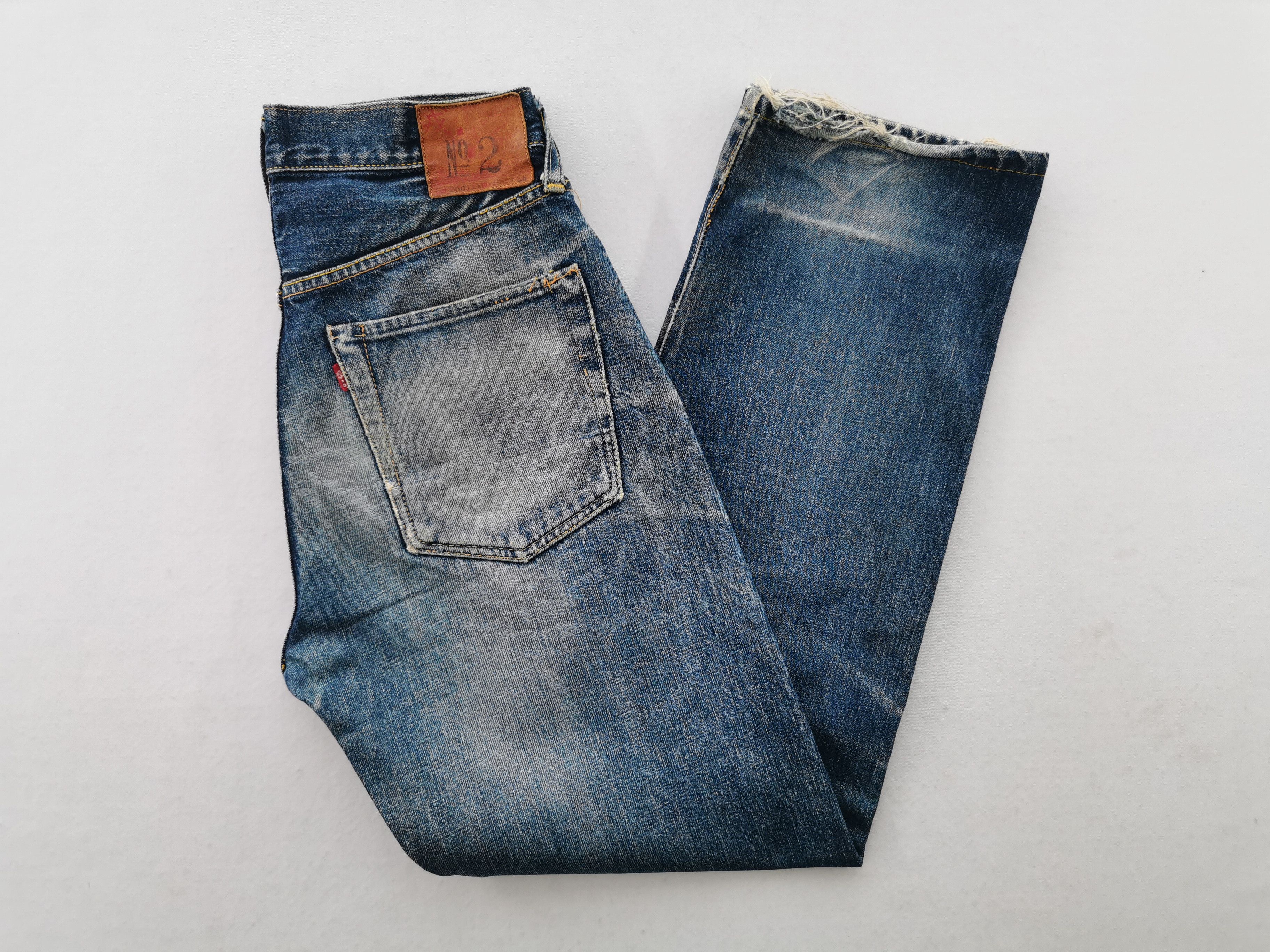 Vintage Distressed Vintage 90's Evis No. 3501XX Selvedge Denim Size US 28 / EU 44 - 4 Thumbnail