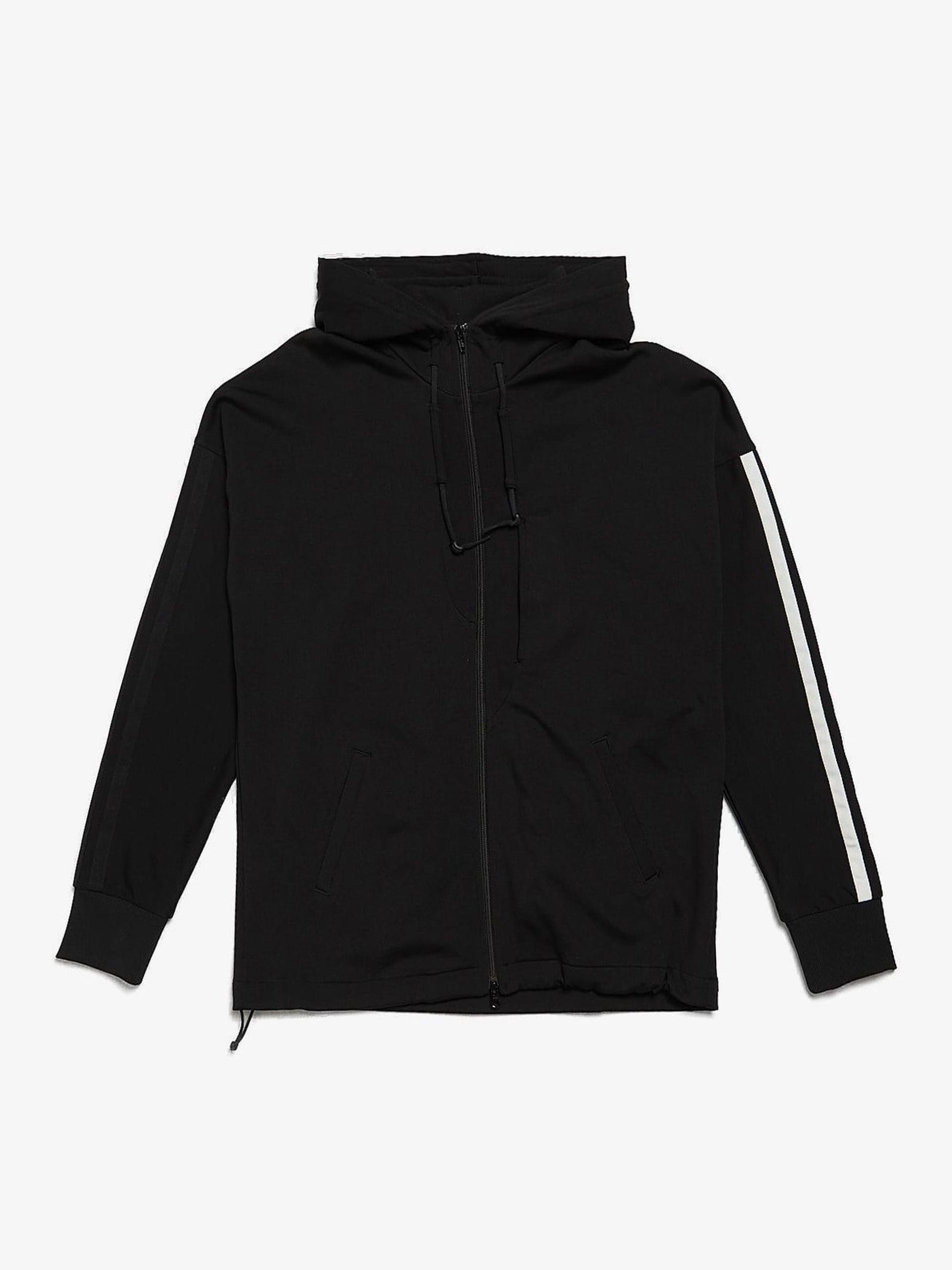 Y-3 Black Nylon Three Stripes Sleeve Jacket Size US M / EU 48-50 / 2 - 1 Thumbnail