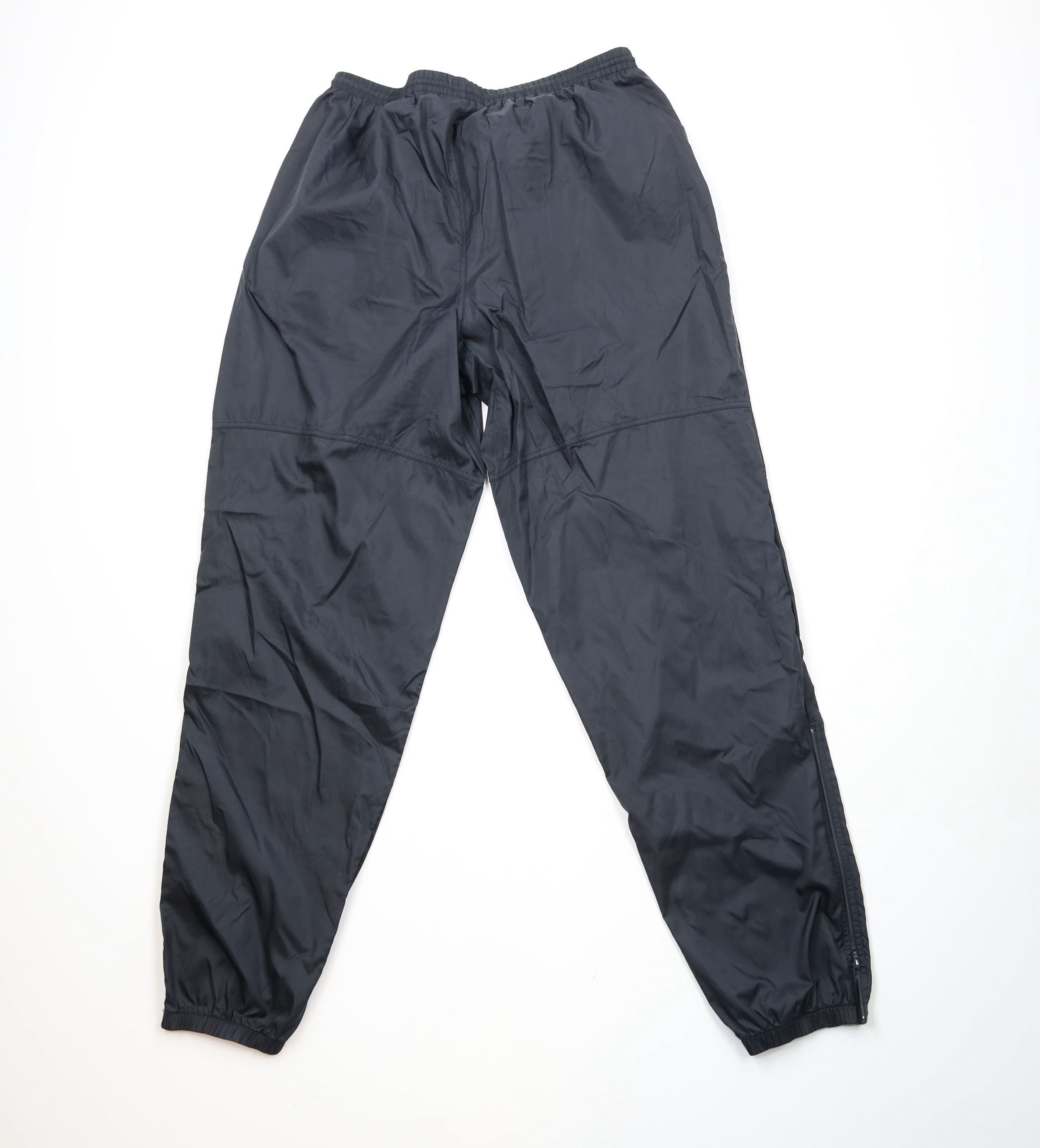 Nike × Vintage Vintage 90s Nike Mini Swoosh Windbreaker Joggers Pants Black Size US 38 / EU 54 - 9 Thumbnail