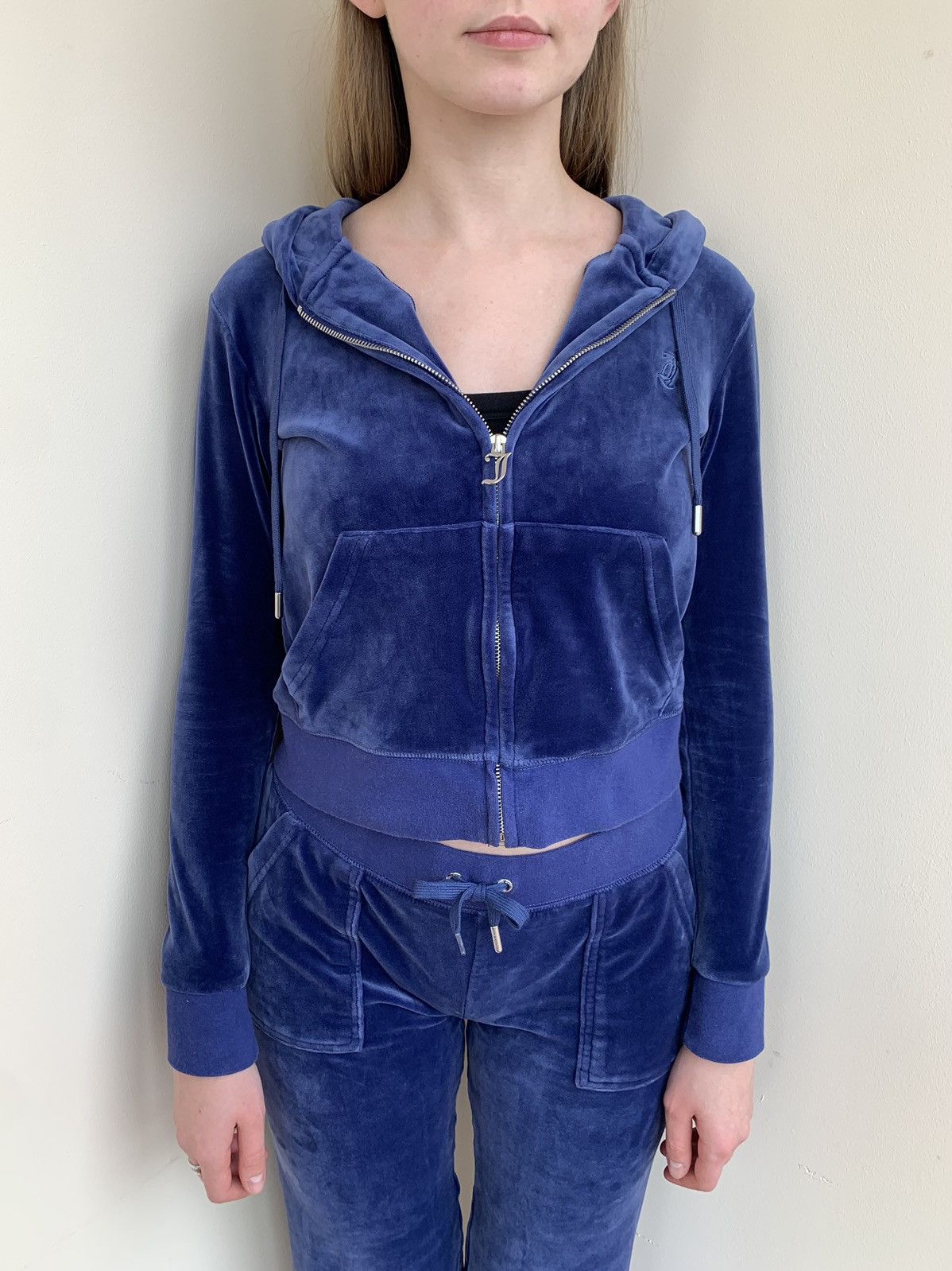 Juicy Couture Streetwear Juicy Couture Classic Velour Tracksuit Robertson Hoodie Y2K Grailed