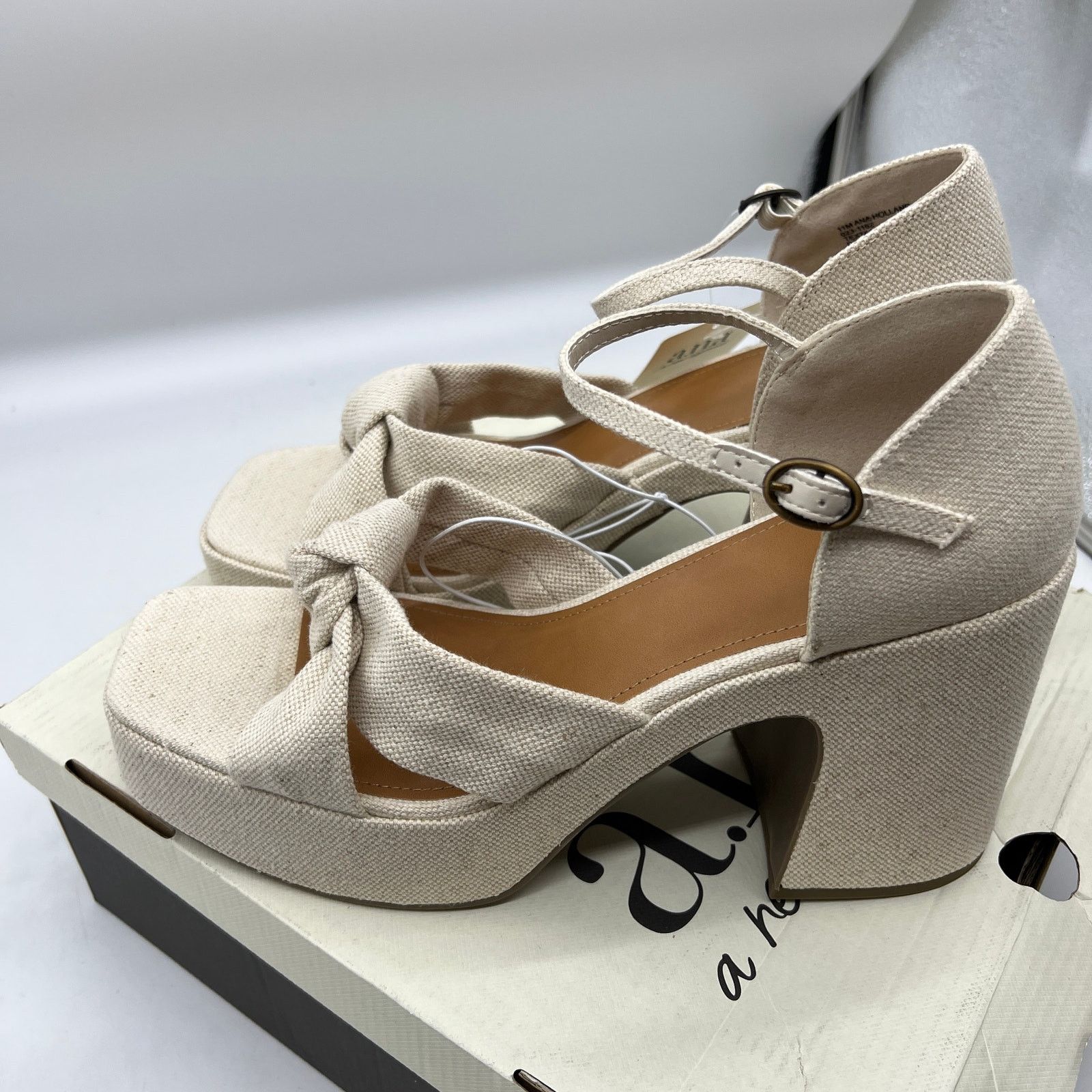 Other Women Block Shoes Platform Flat Wedge Casual Open Toe Size US 11 / IT 41 - 7 Thumbnail