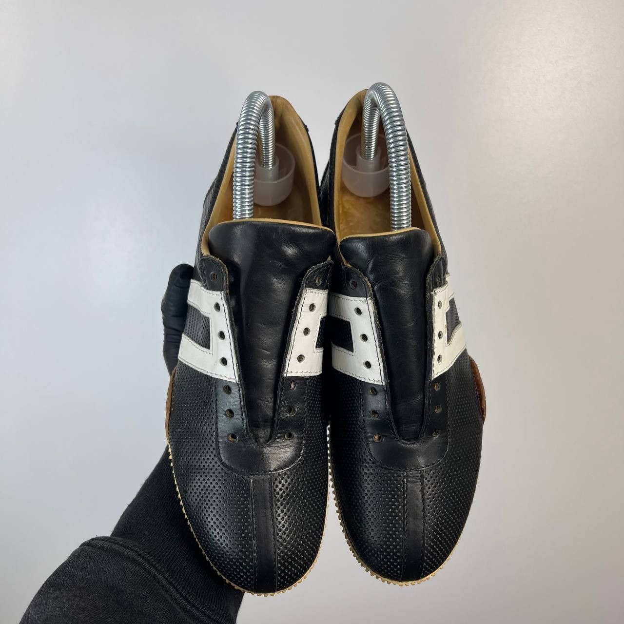 Bally Bally Vintage Leather Sneakers Black Made in Italy EU 37 Size US 7 / IT 37 - 3 Thumbnail