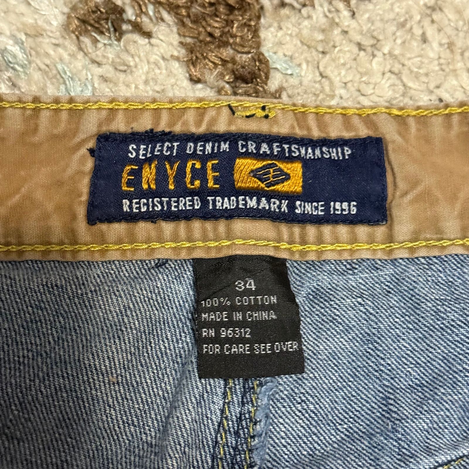 Enyce Vintage Enyce Baggy Jeans Size 34x32 Skater Y2K Wide Leg Size US 34 / EU 50 - 5 Thumbnail