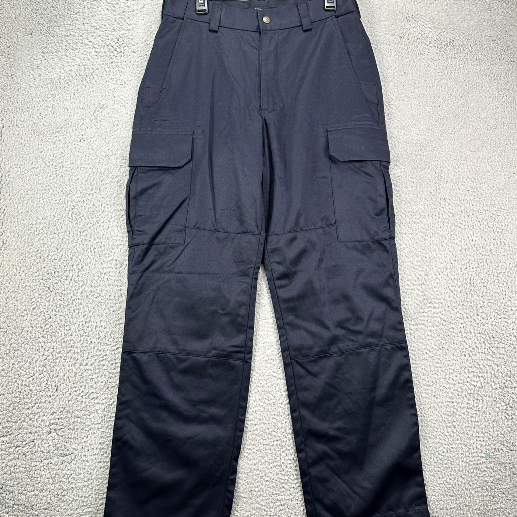 Vintage VINTAGE 5.11 Tactical Men Cargo Pants 32X32 Dark Blue Military Pocket Straight Workwear Size US 32 / EU 48 - 2 Thumbnail