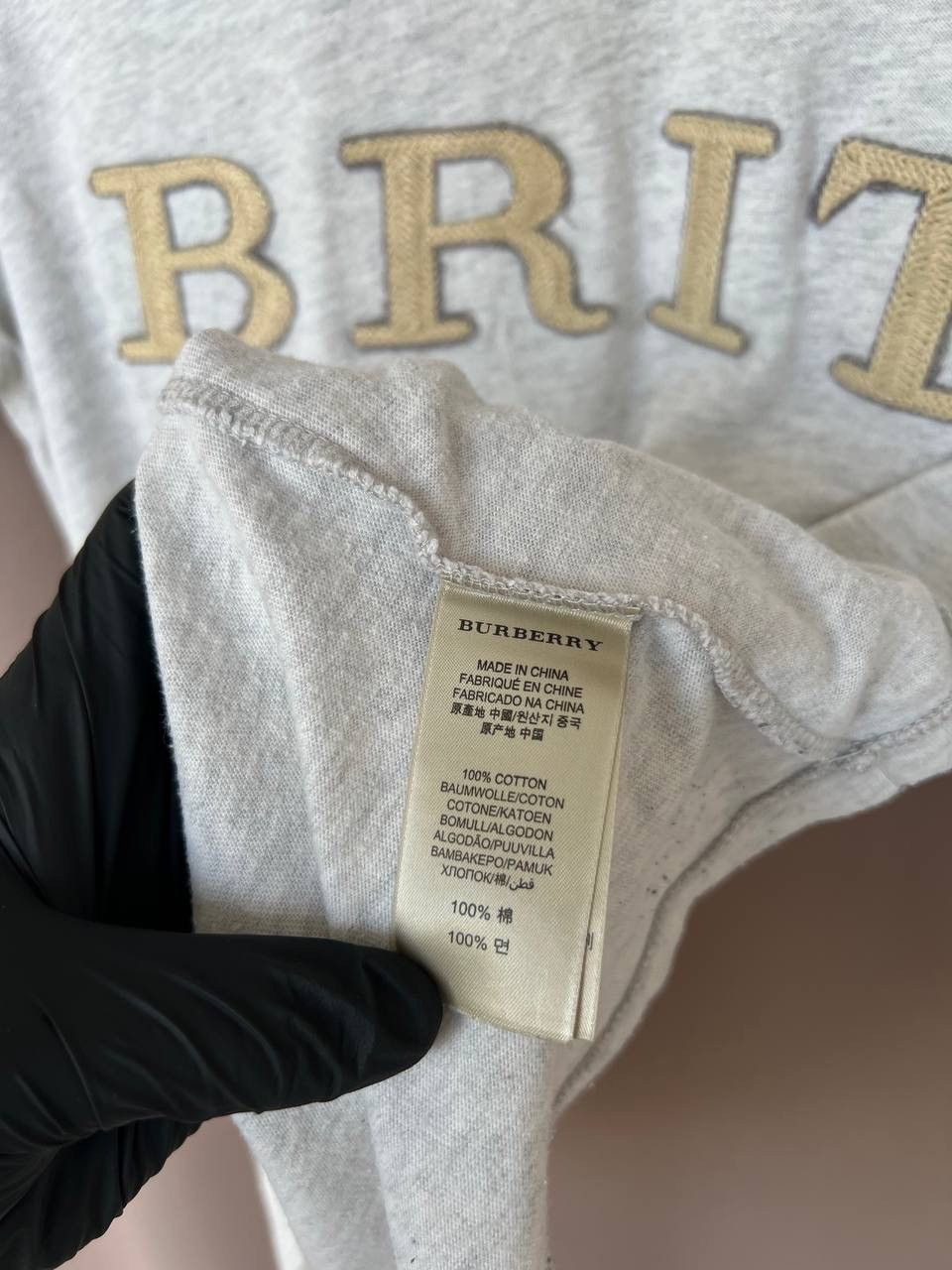 Burberry Burberry Brit Embroidery Slim Fit T-Shirt Mens Size M Size US M / EU 48-50 / 2 - 11 Thumbnail