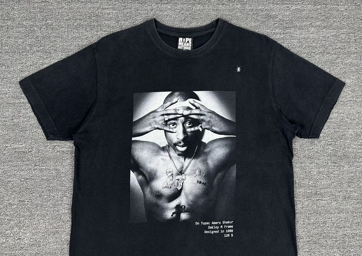 Hype Means Nothing Grail🔥Tupac Amaru Shakur Big Logo Spell Out Size US M / EU 48-50 / 2 - 2 Thumbnail