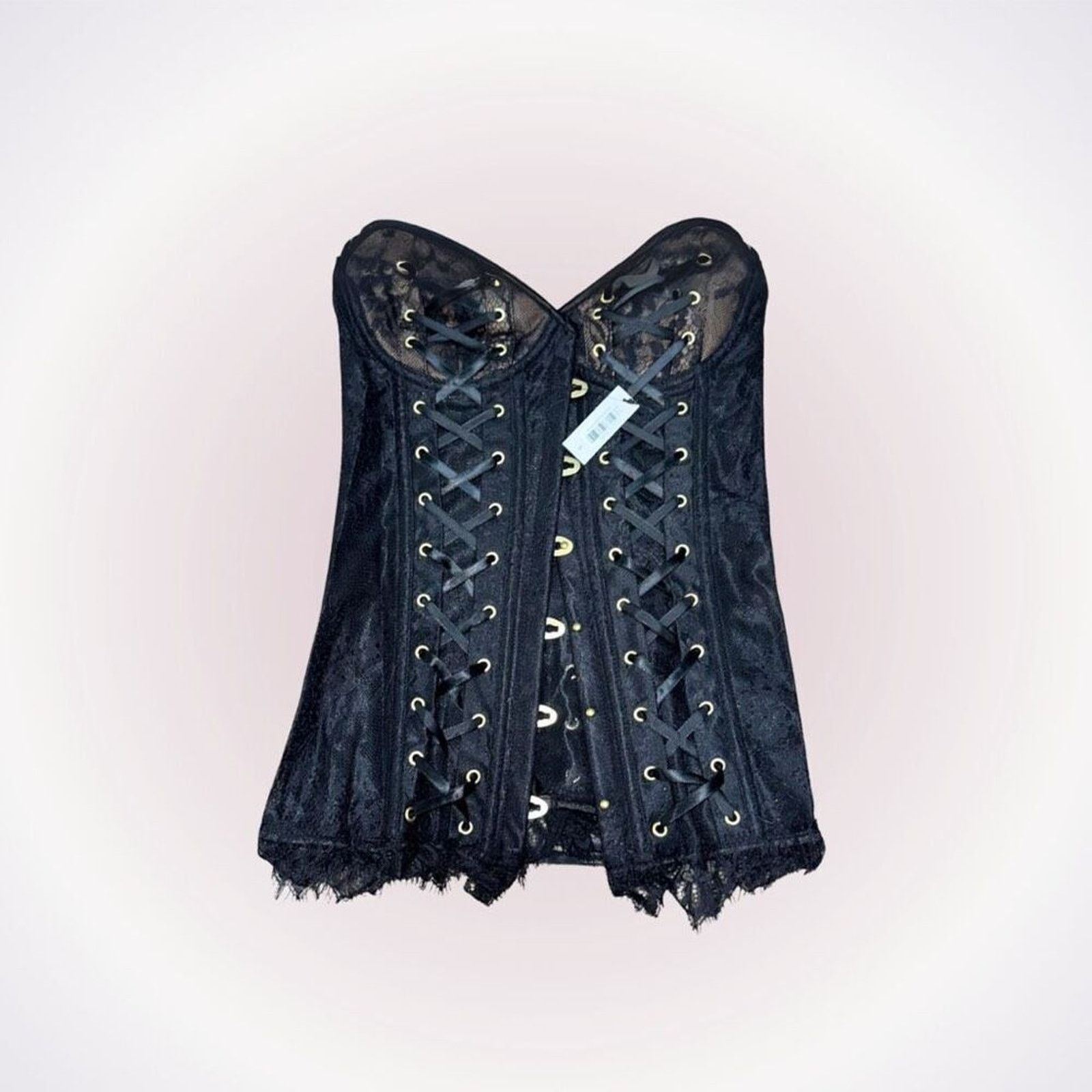 Other Adore Me Adjustable Black Corset | Sz S, NWT Size S / US 4 / IT 40 - 1 Thumbnail