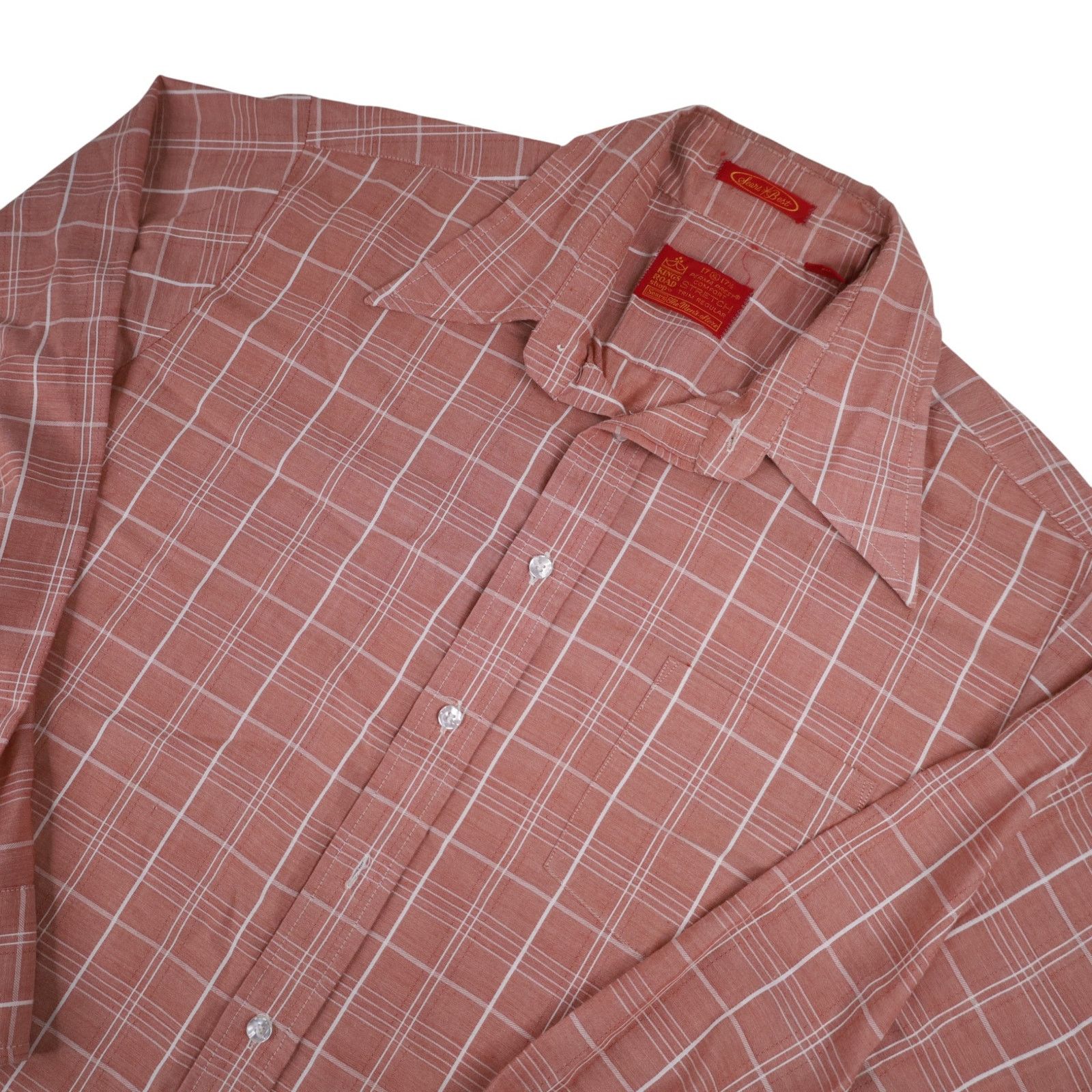Sears × Vintage True VTG Sears Best Road King Perma Prest Button Up Shirt Size US XL / EU 56 / 4 - 2 Thumbnail
