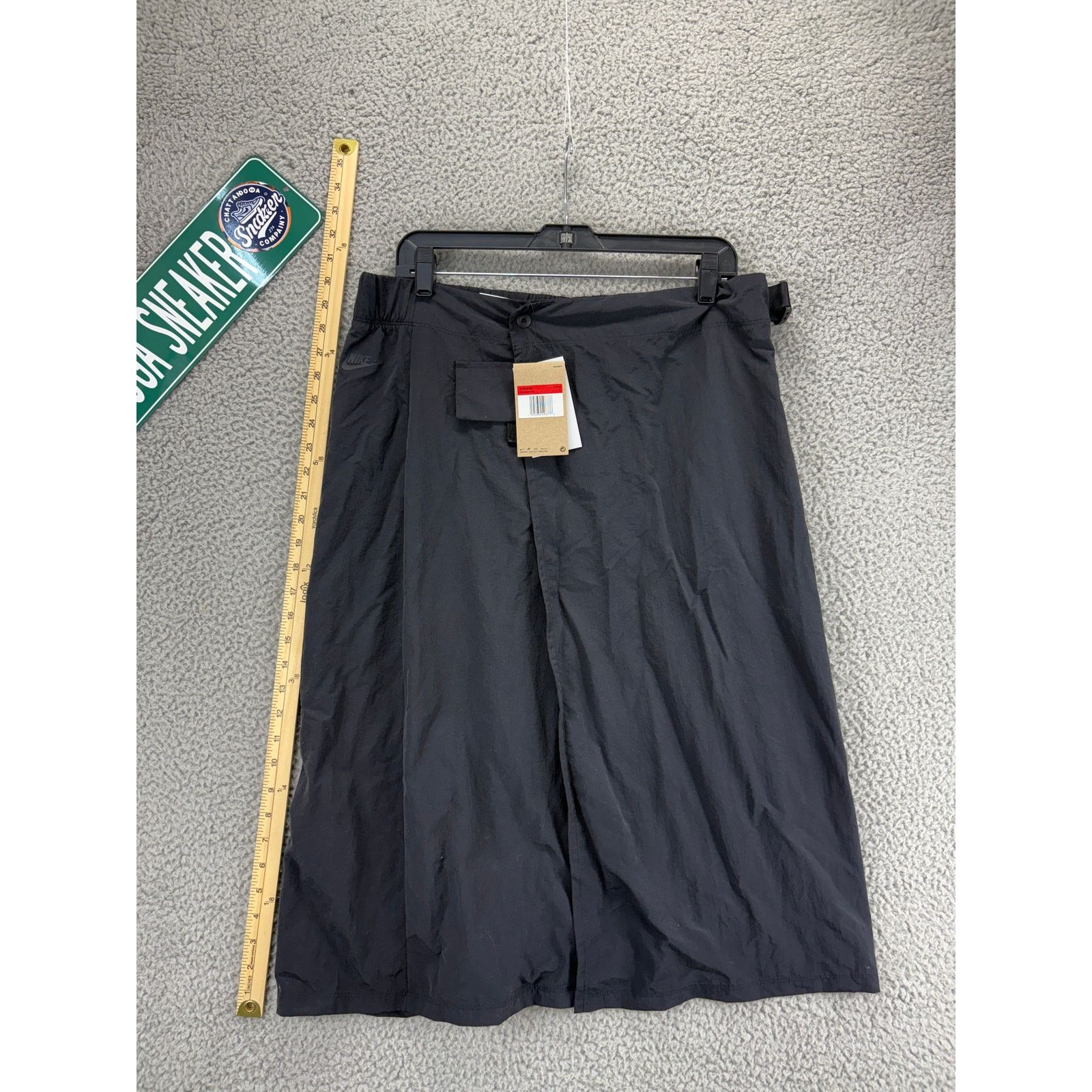 Nike Nike x Damen Wickel Rock Tech Pack Wrap Midi Skirt Womens L Size 30" / US 8 / IT 44 - 1 Thumbnail